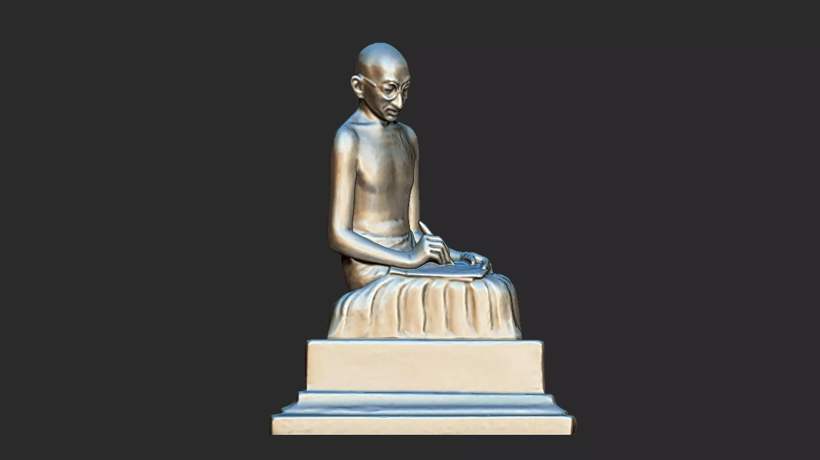 Ivory Gandhi v2 3DP 3D print model_0