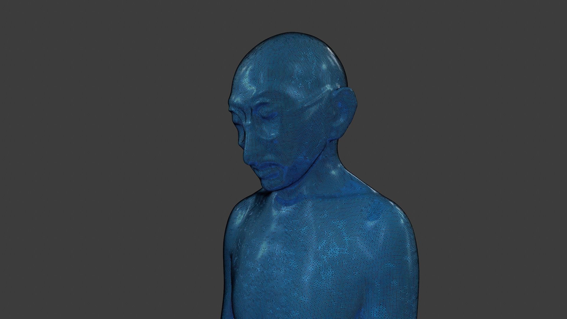 Ivory Gandhi v2 3DP 3D print model_15