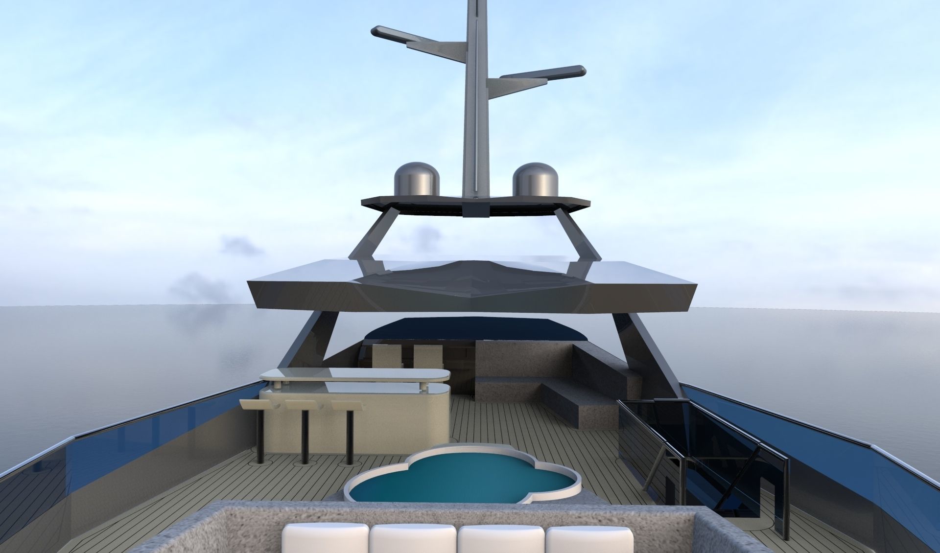 MEGA YACHT EXTERIOR CONCEPT DESIGN 3D model_10