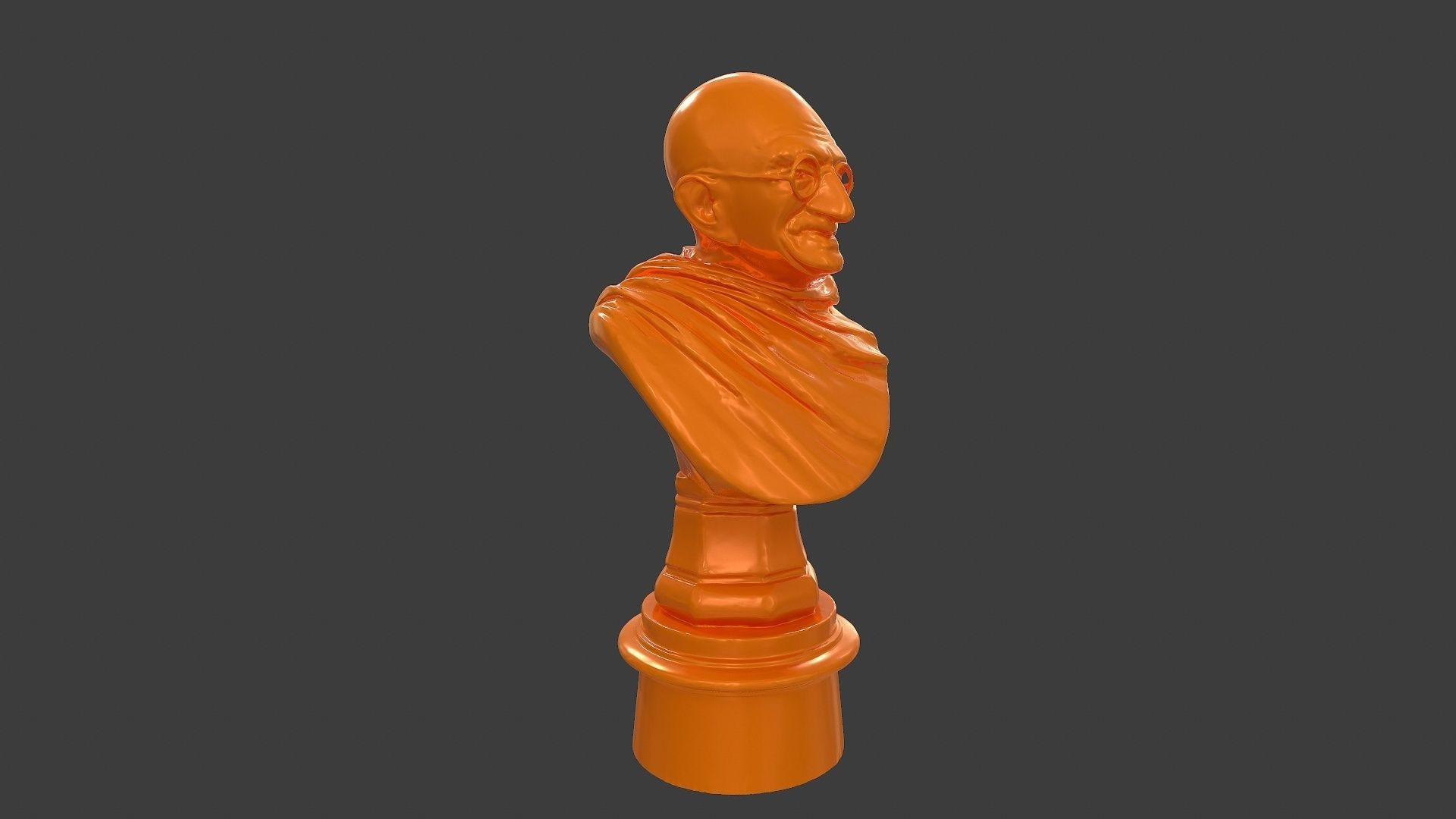Ivory Gandhi v1 3DP 3D print model_17