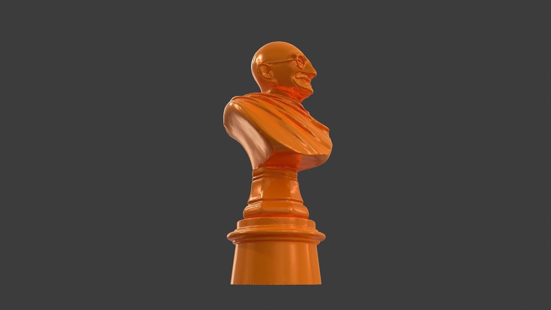 Ivory Gandhi v1 3DP 3D print model_27