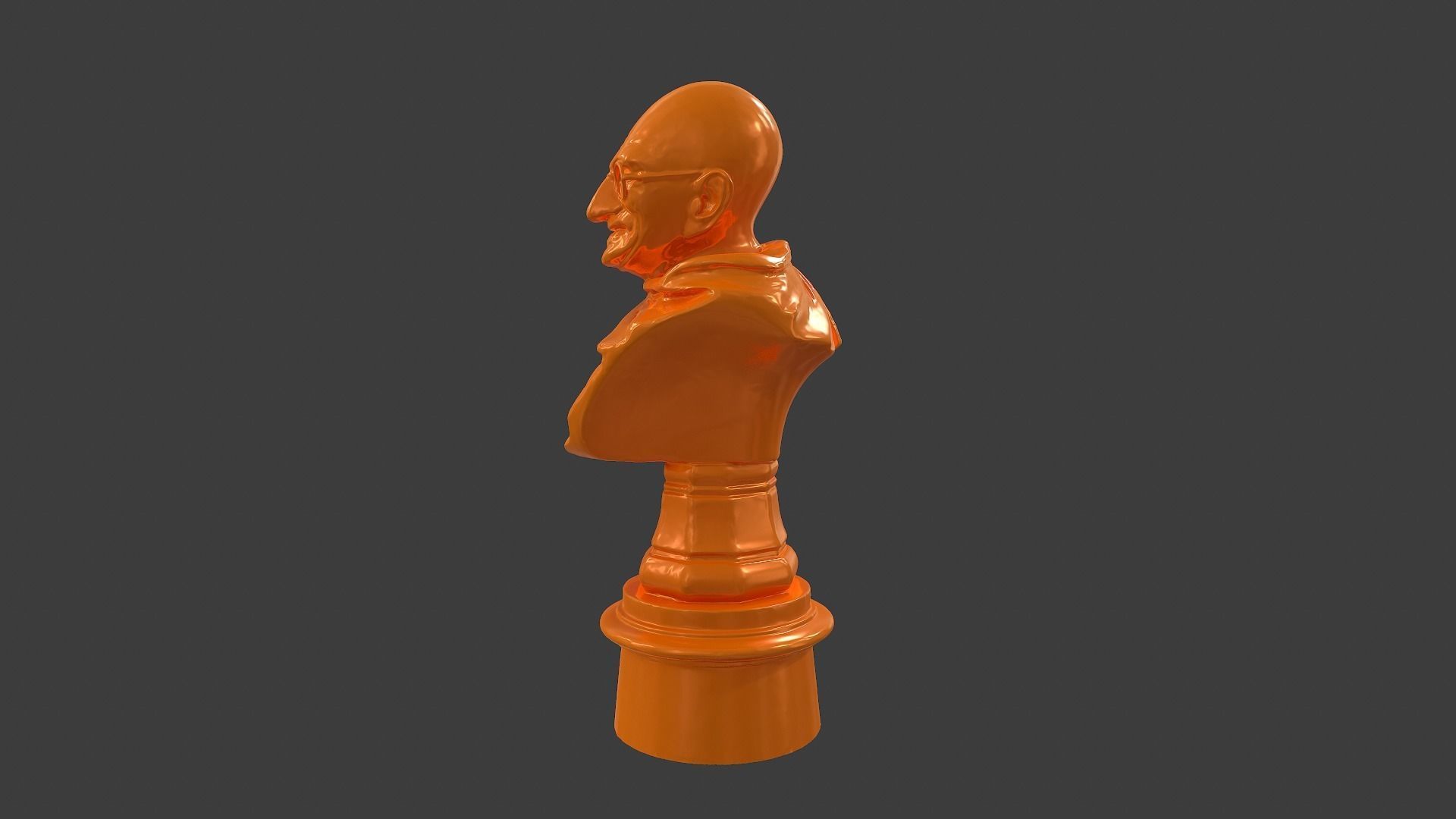 Ivory Gandhi v1 3DP 3D print model_25