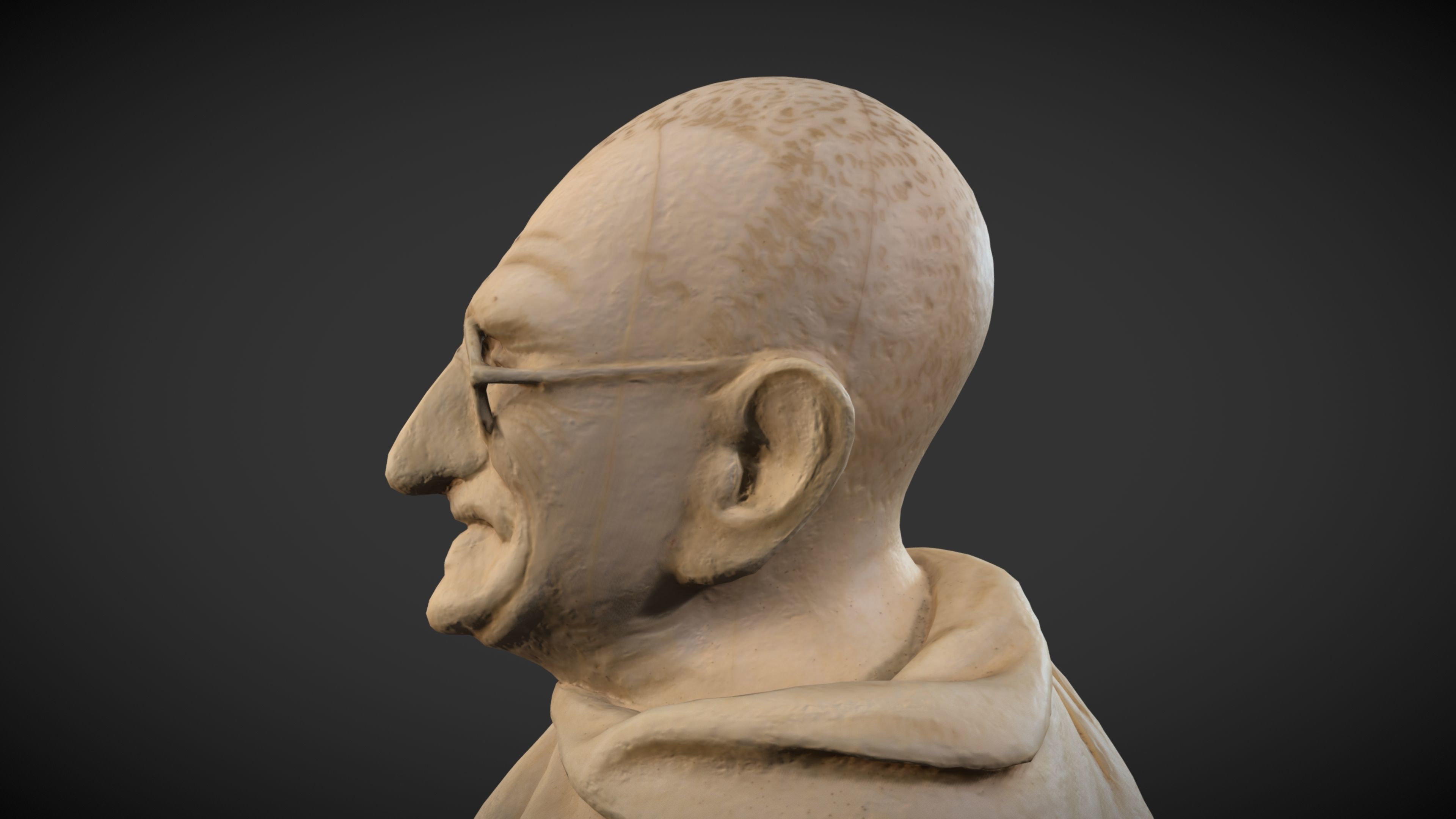 Ivory Gandhi v1 3DP 3D print model_24