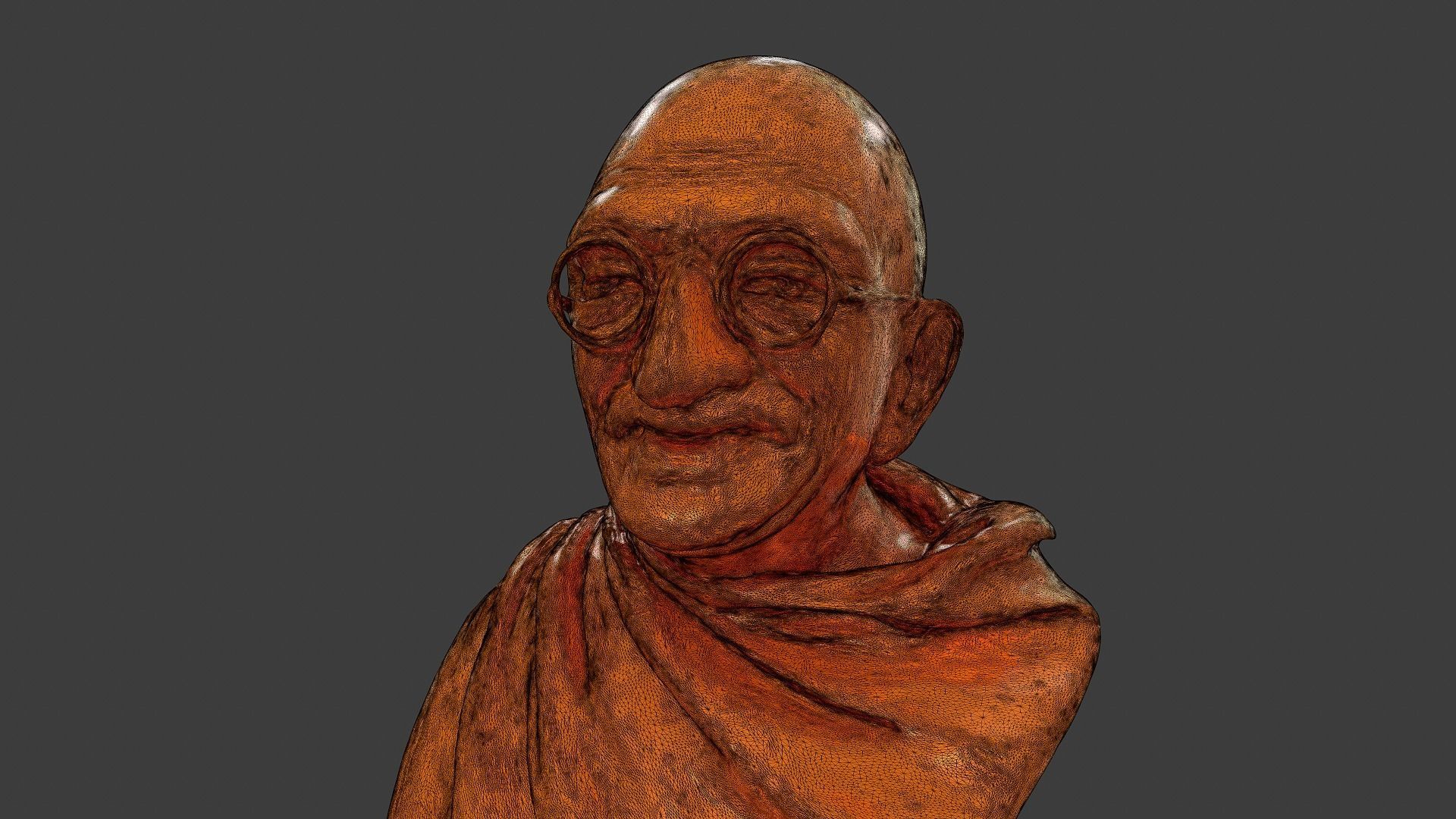 Ivory Gandhi v1 3DP 3D print model_71