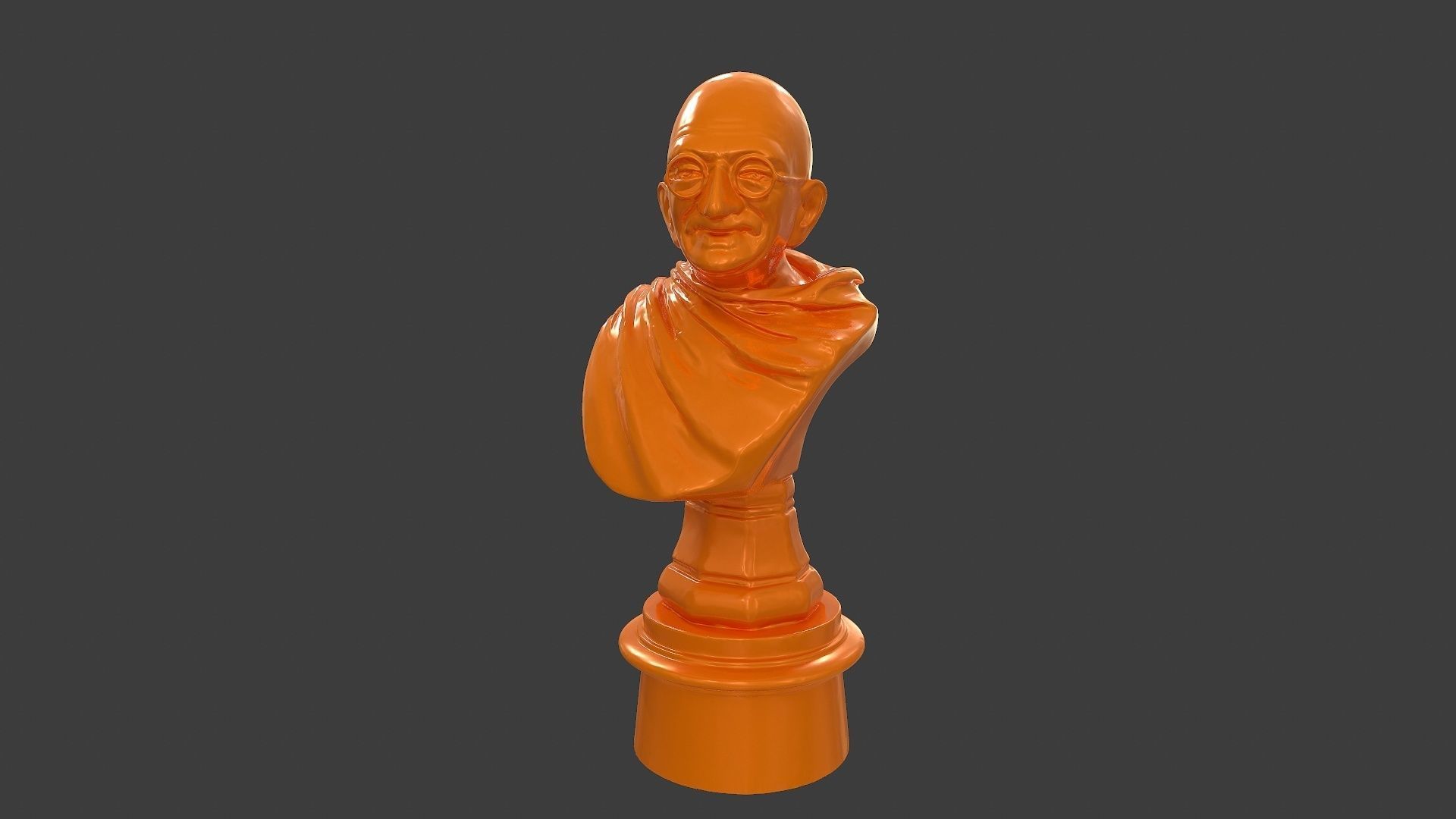 Ivory Gandhi v1 3DP 3D print model_21