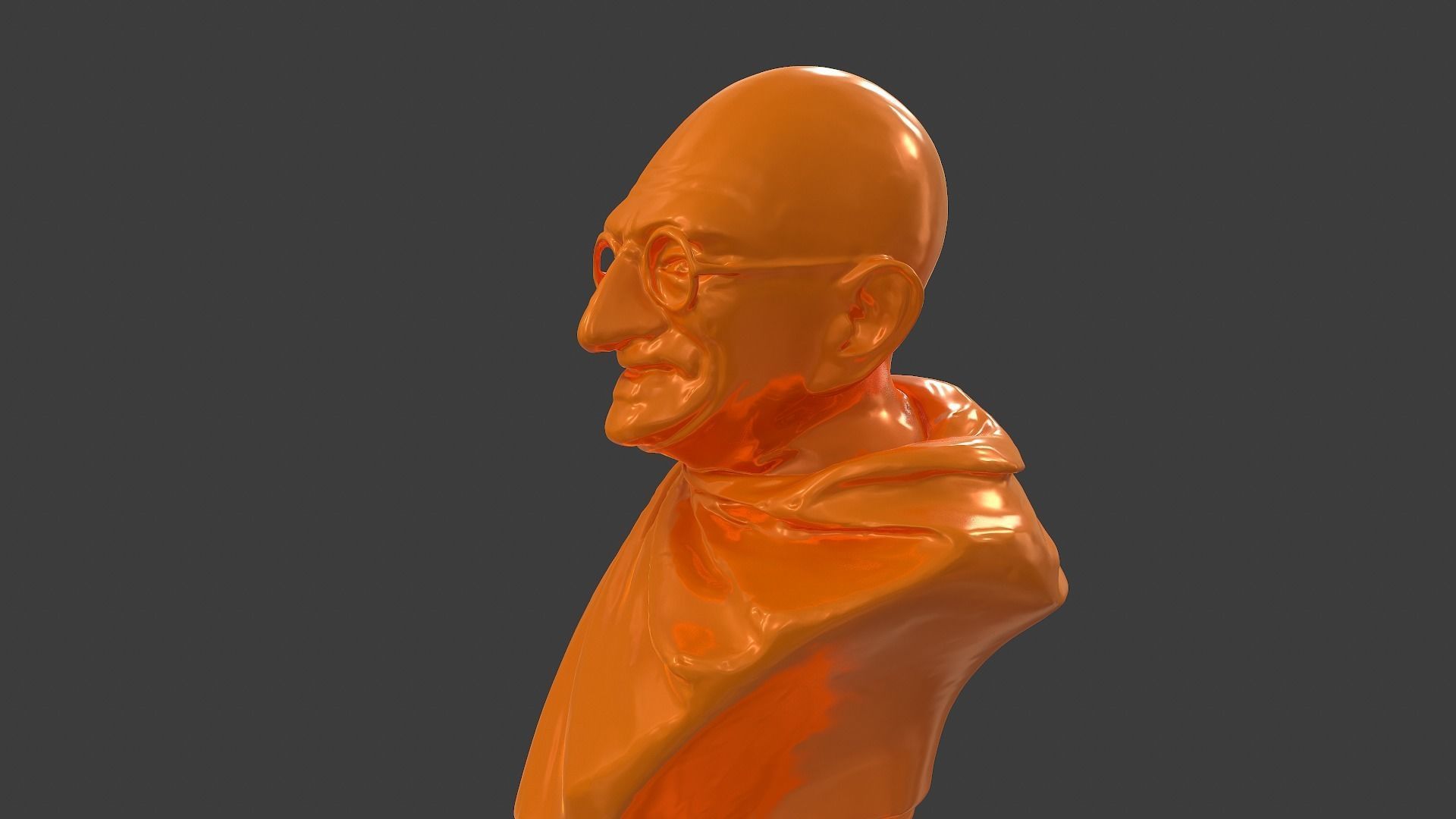 Ivory Gandhi v1 3DP 3D print model_30