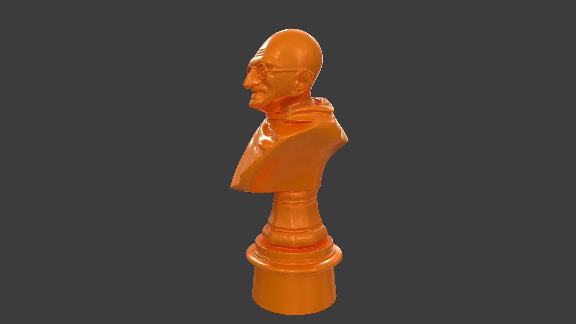 Ivory Gandhi v1 3DP 3D print model_13