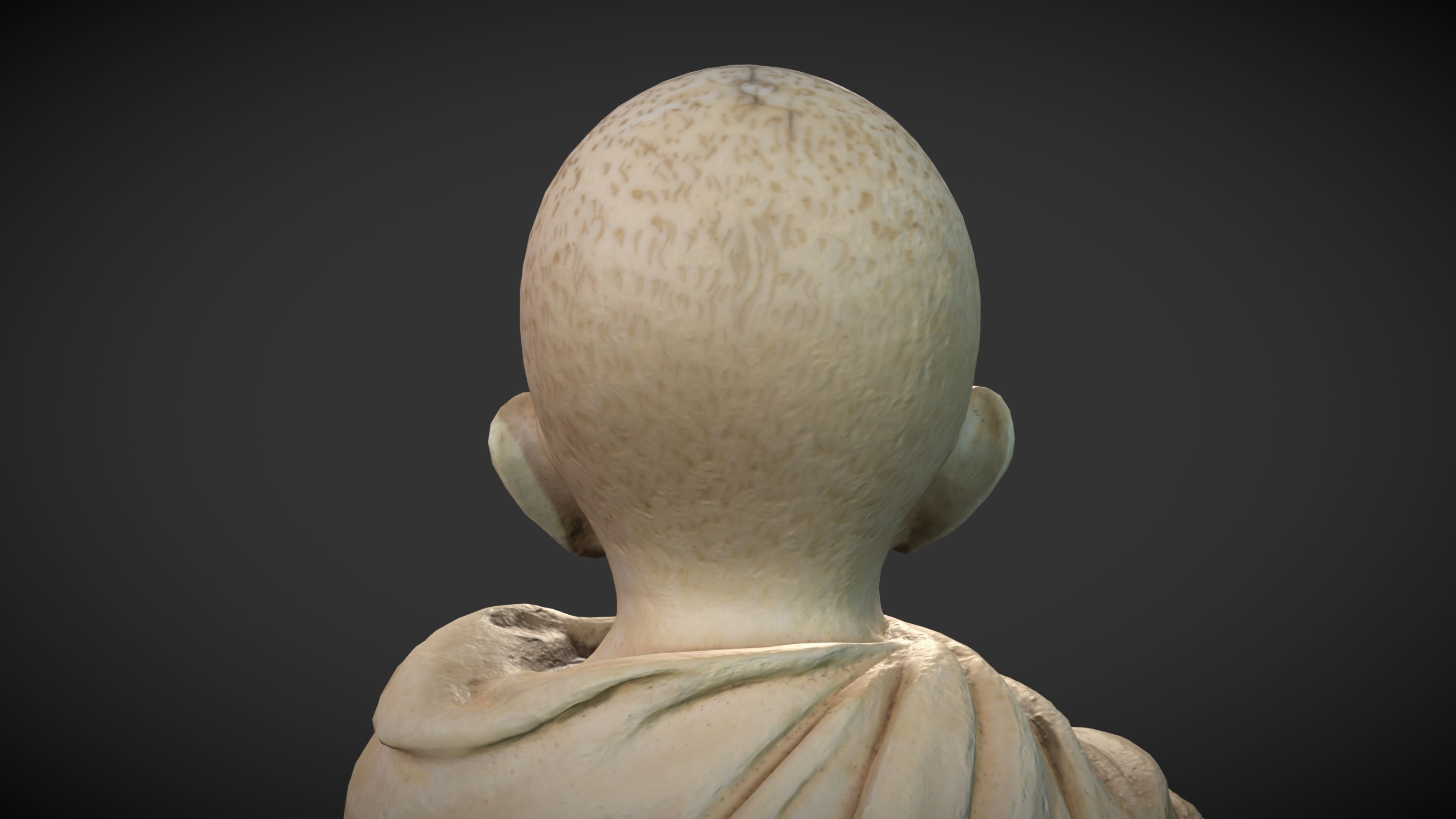 Ivory Gandhi v1 3DP 3D print model_41