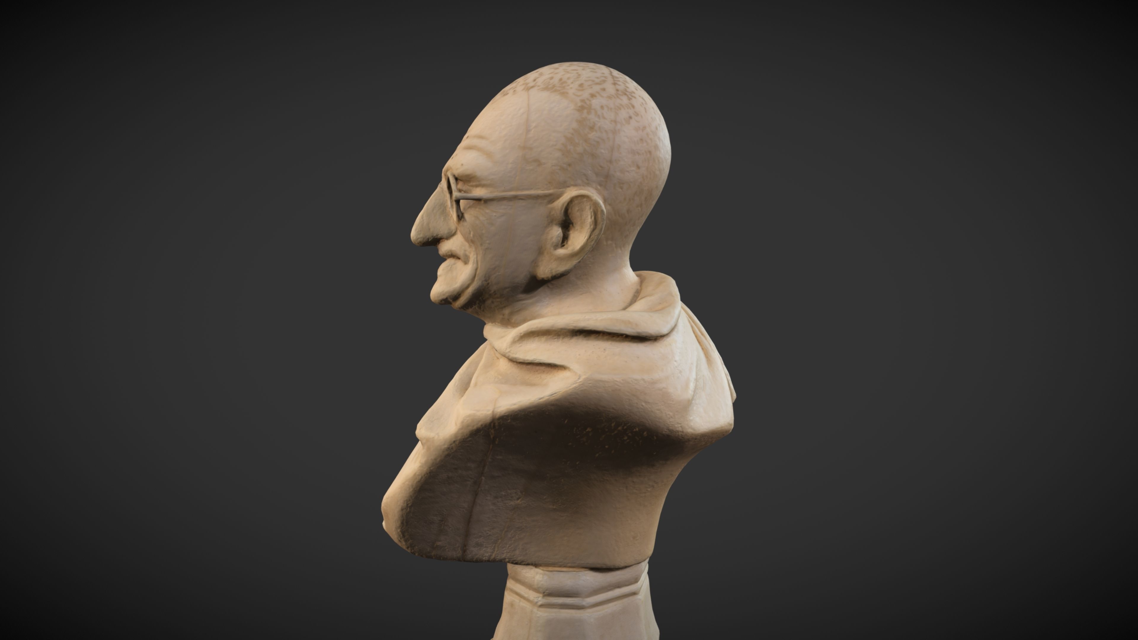 Ivory Gandhi v1 3DP 3D print model_39