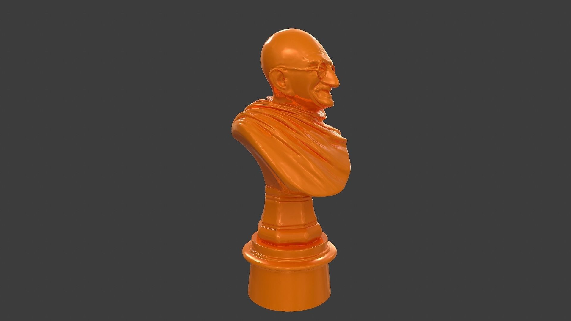Ivory Gandhi v1 3DP 3D print model_44