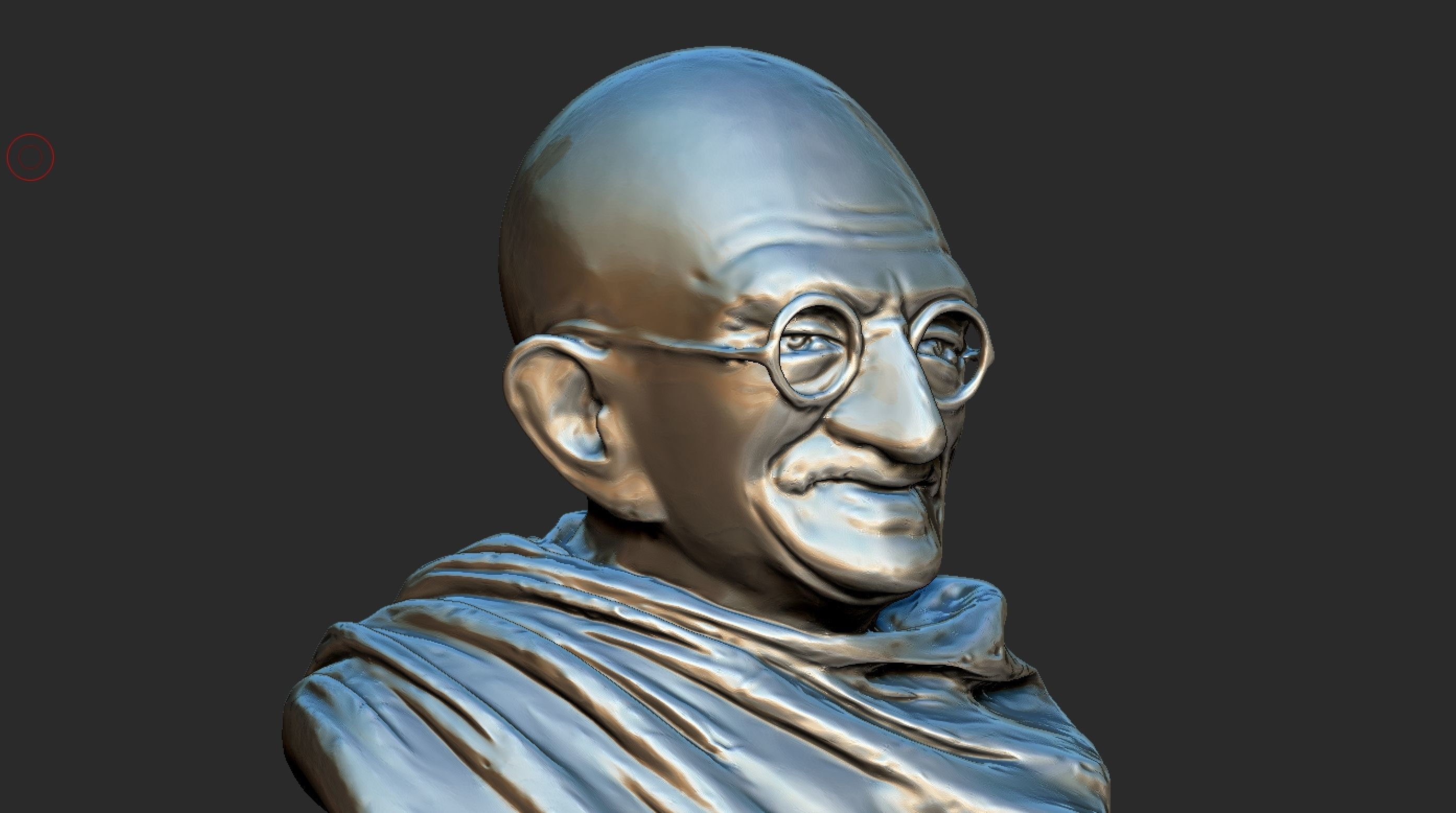 Ivory Gandhi v1 3DP 3D print model_5