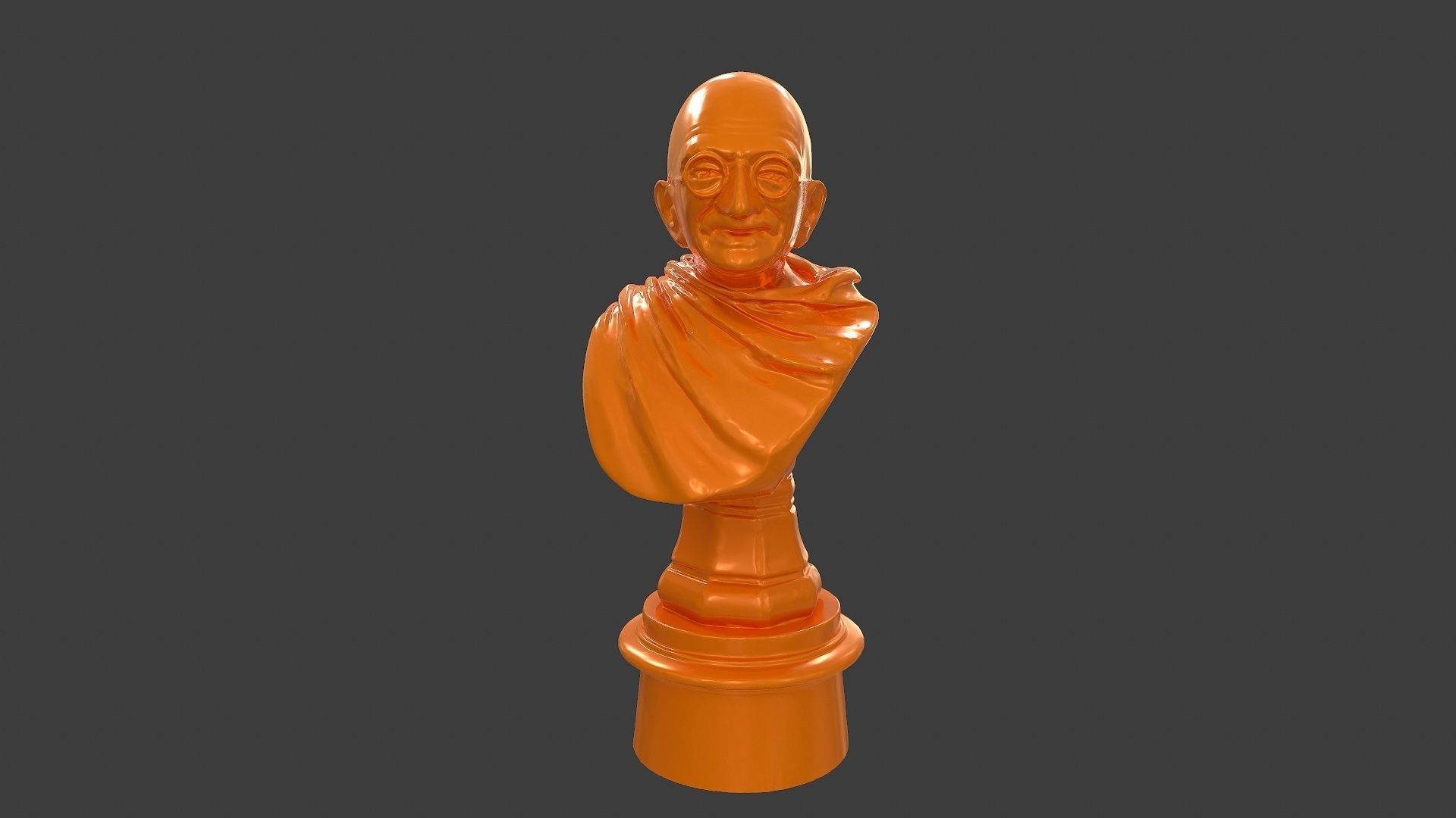 Ivory Gandhi v1 3DP 3D print model_2