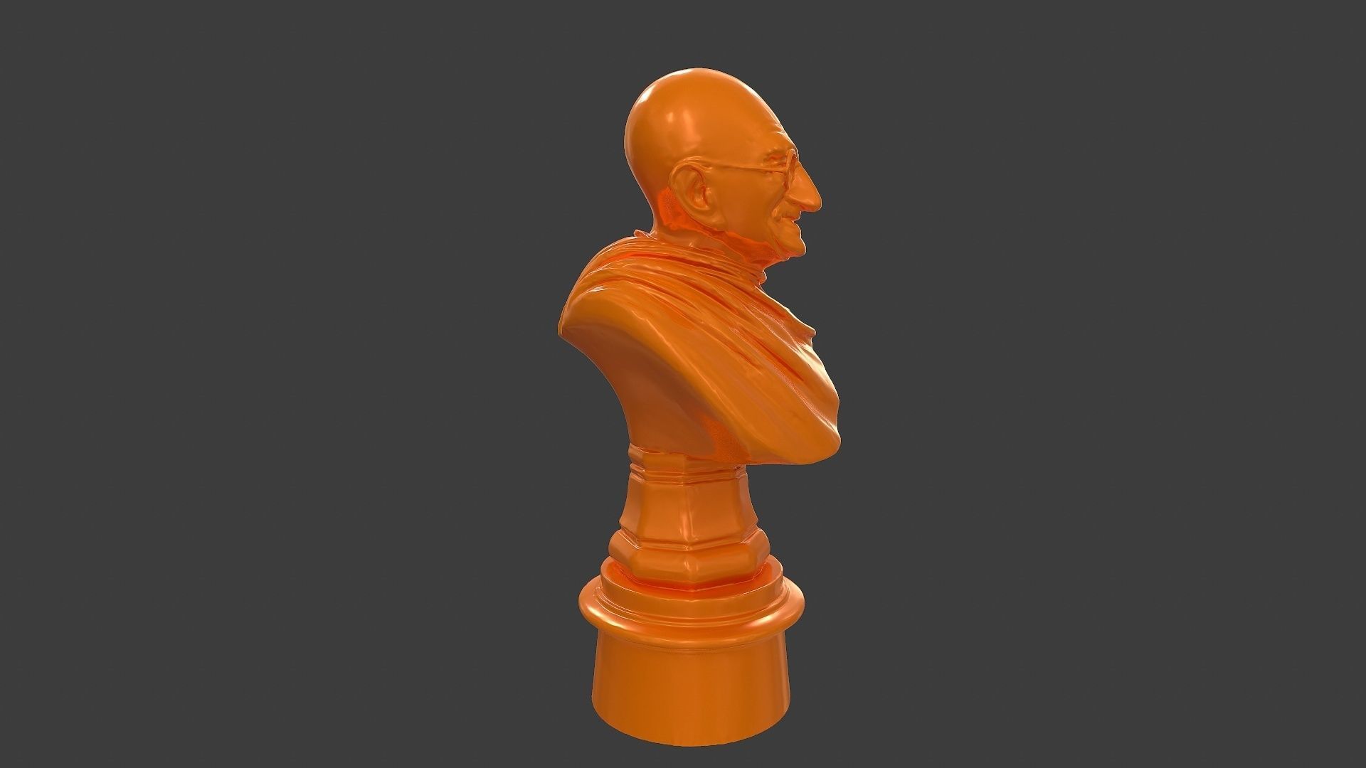 Ivory Gandhi v1 3DP 3D print model_45