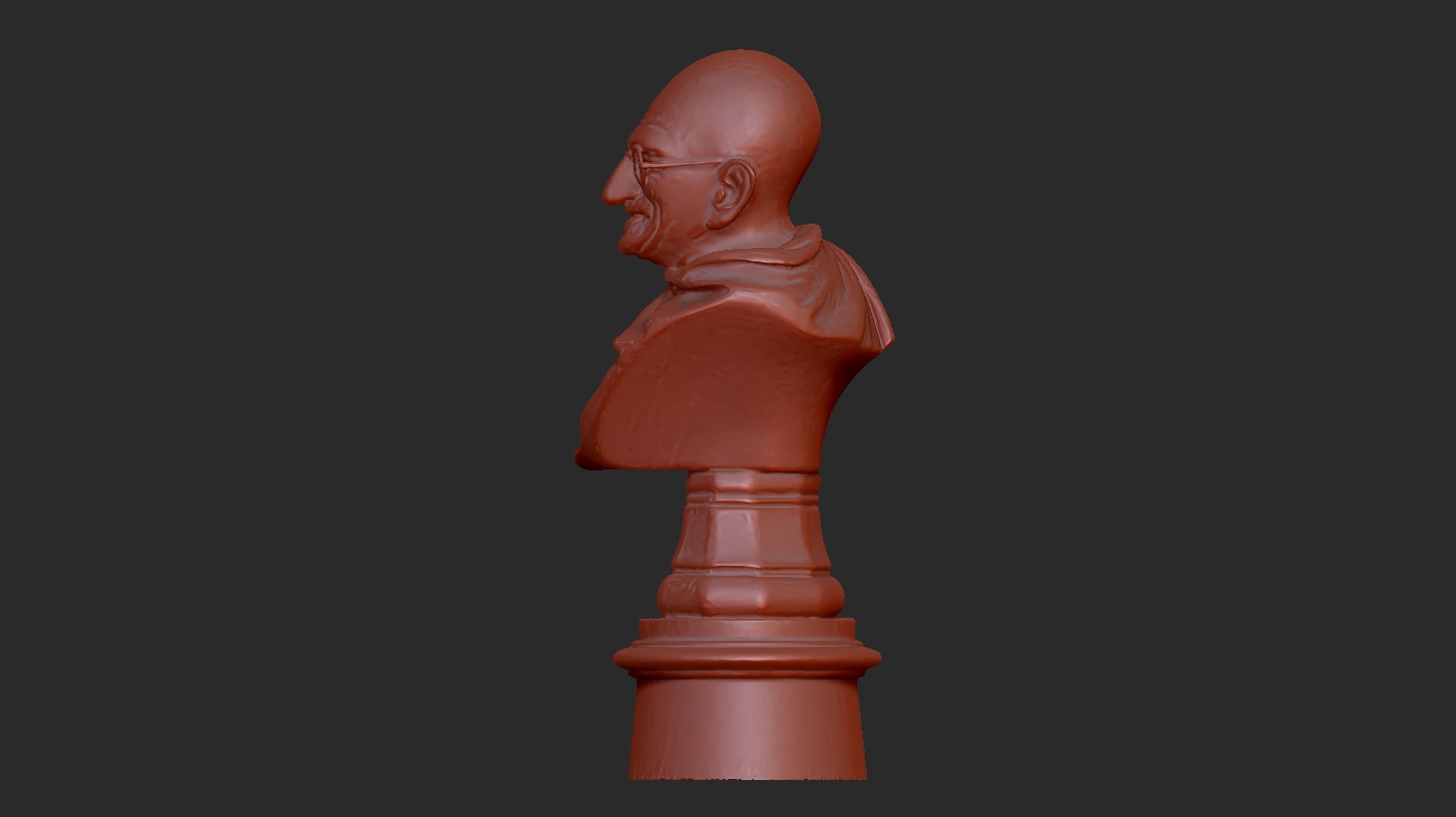 Ivory Gandhi v1 3DP 3D print model_9