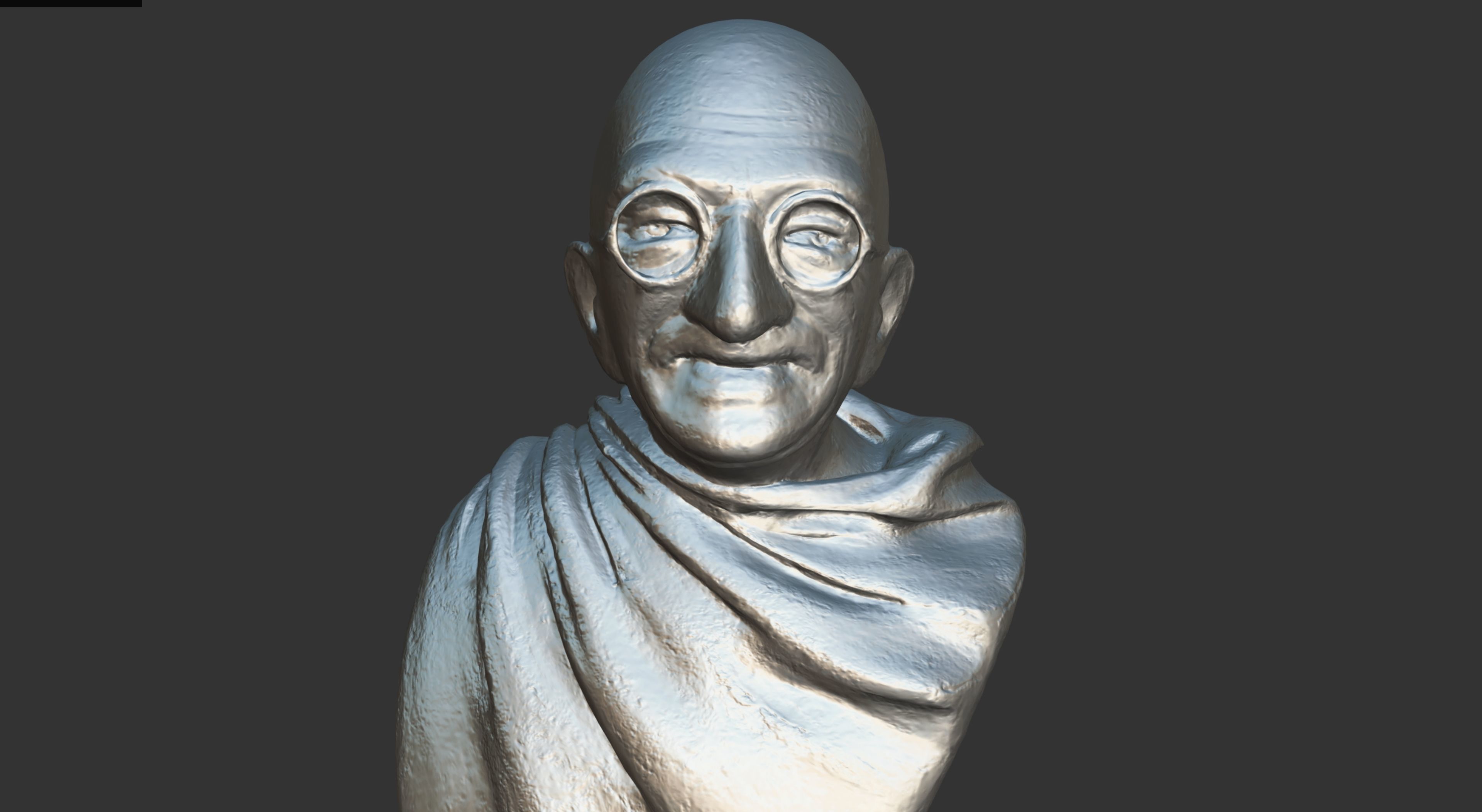 Ivory Gandhi v1 3DP 3D print model_81