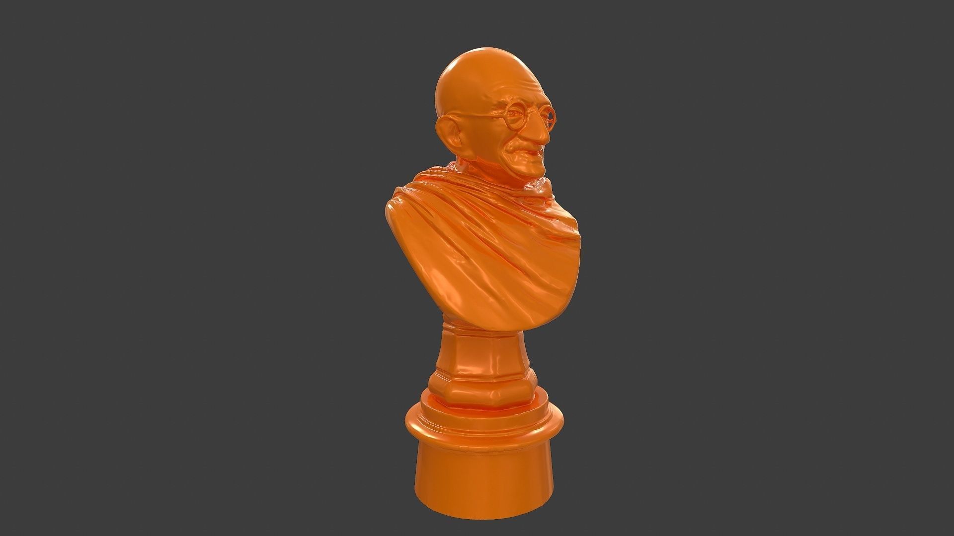 Ivory Gandhi v1 3DP 3D print model_43