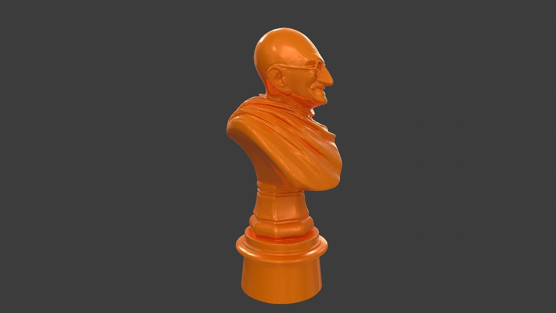 Ivory Gandhi v1 3DP 3D print model_46