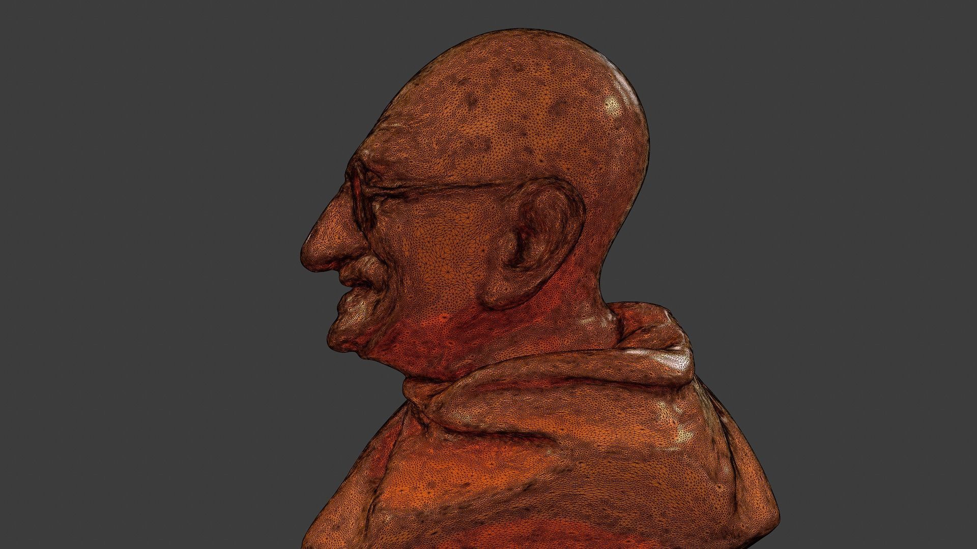 Ivory Gandhi v1 3DP 3D print model_72