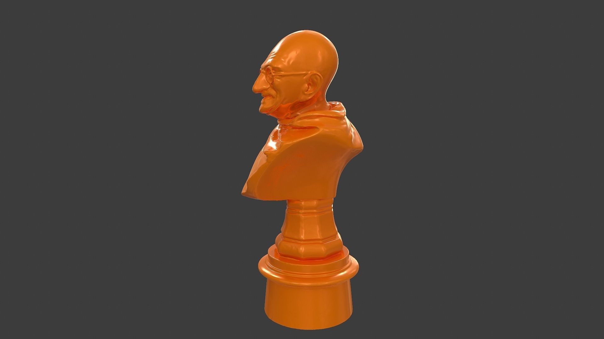 Ivory Gandhi v1 3DP 3D print model_12