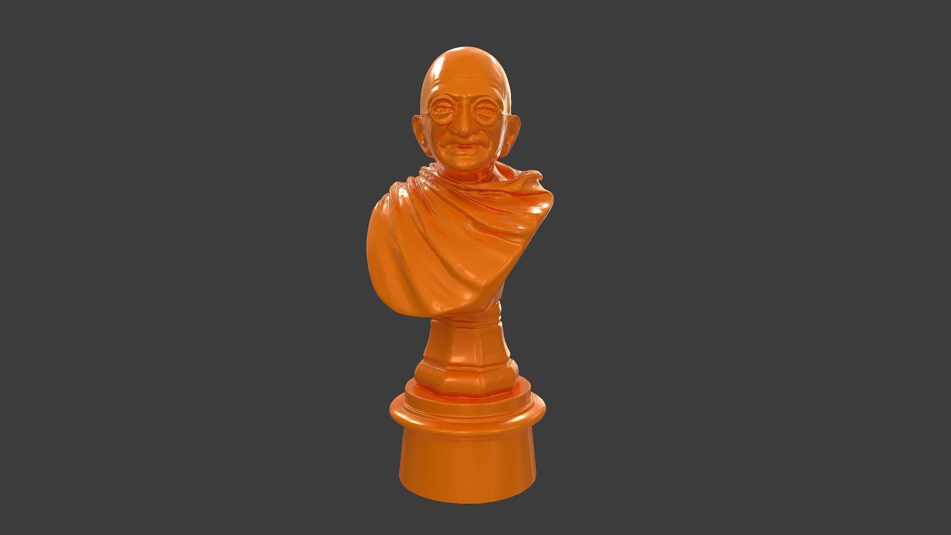 Ivory Gandhi v1 3DP 3D print model_22