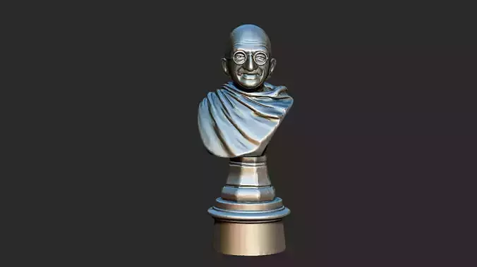 Ivory Gandhi v1 3DP 3D print model