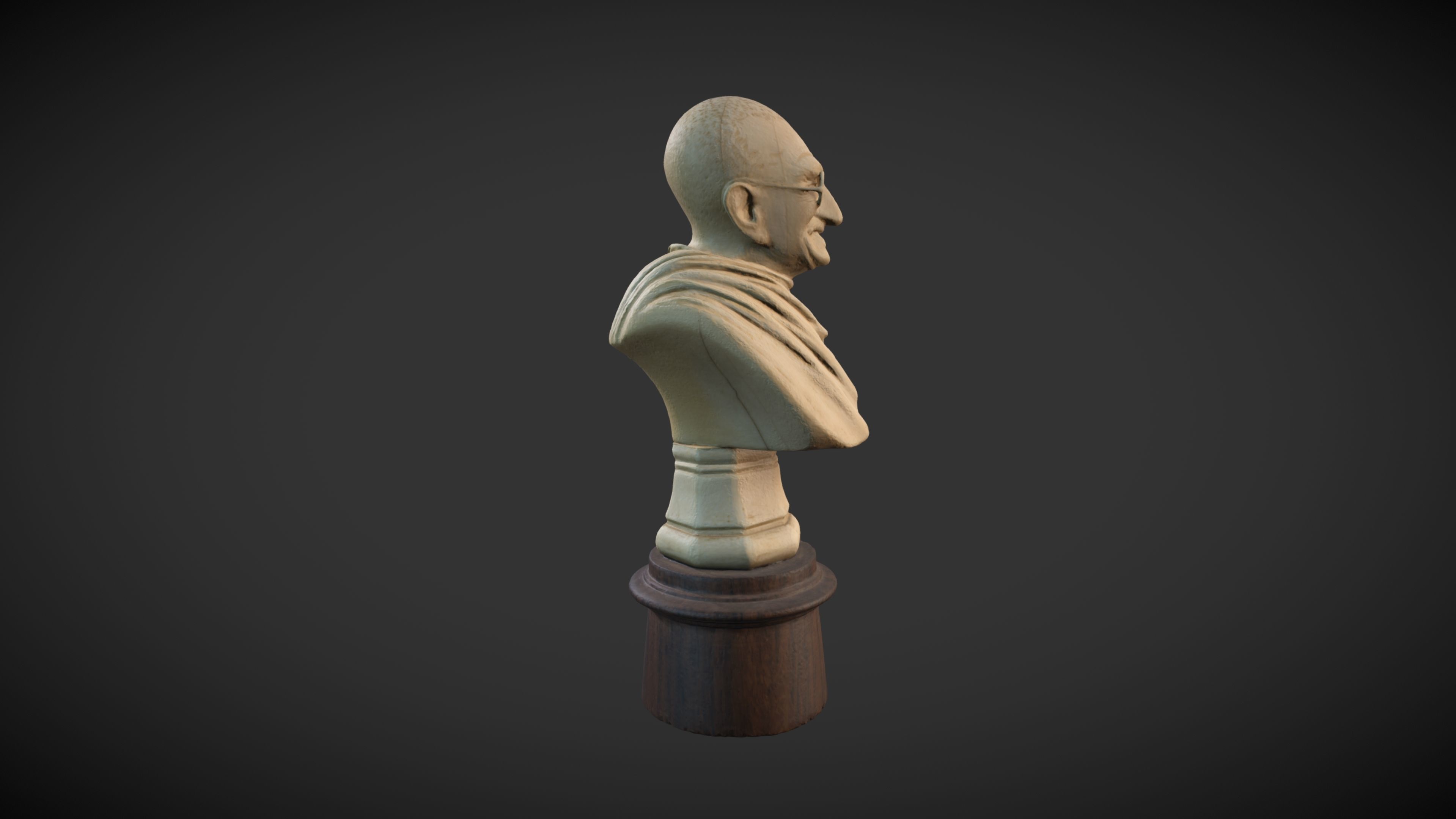 Ivory Gandhi v1 3DP 3D print model_31