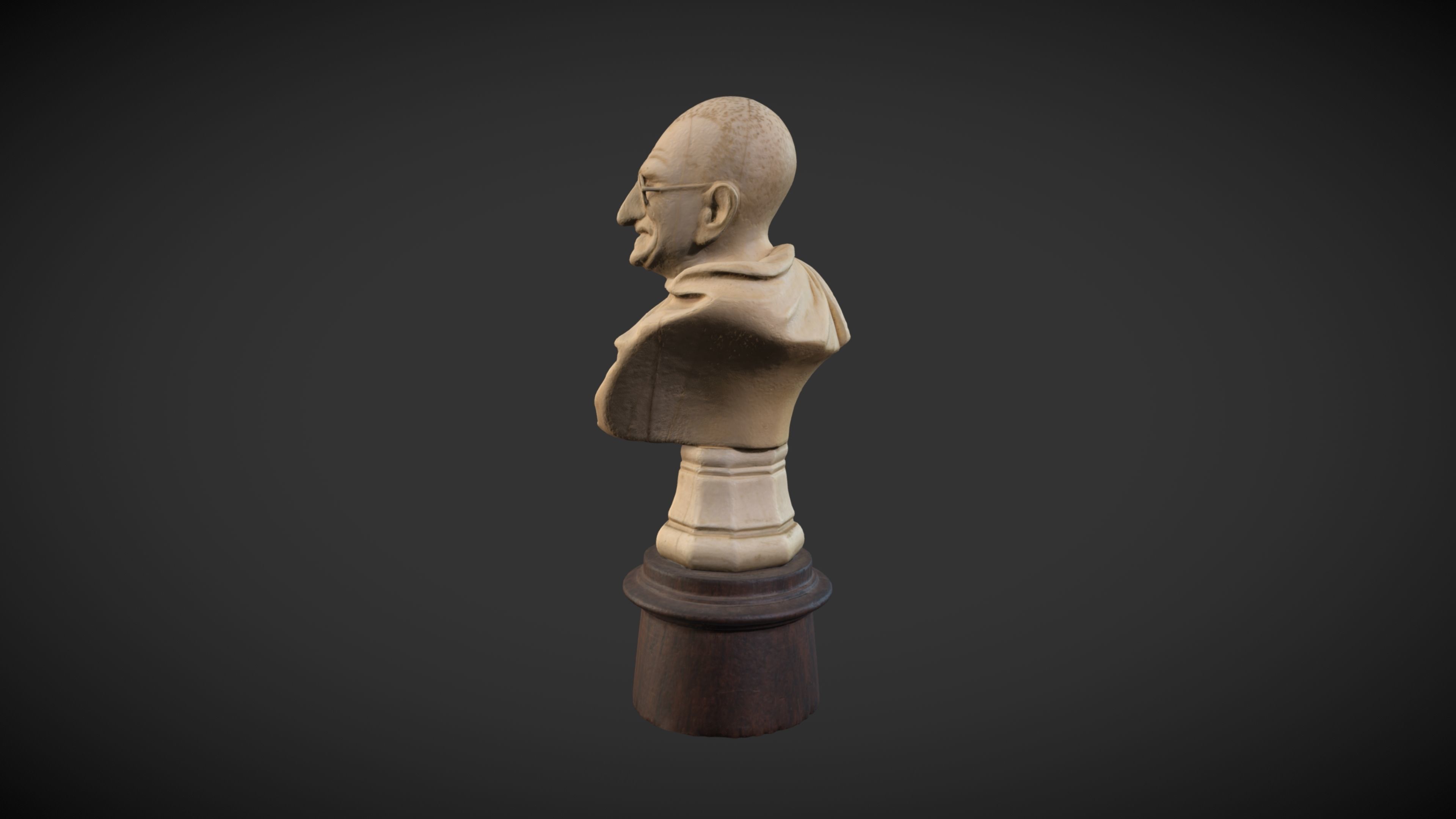 Ivory Gandhi v1 3DP 3D print model_34
