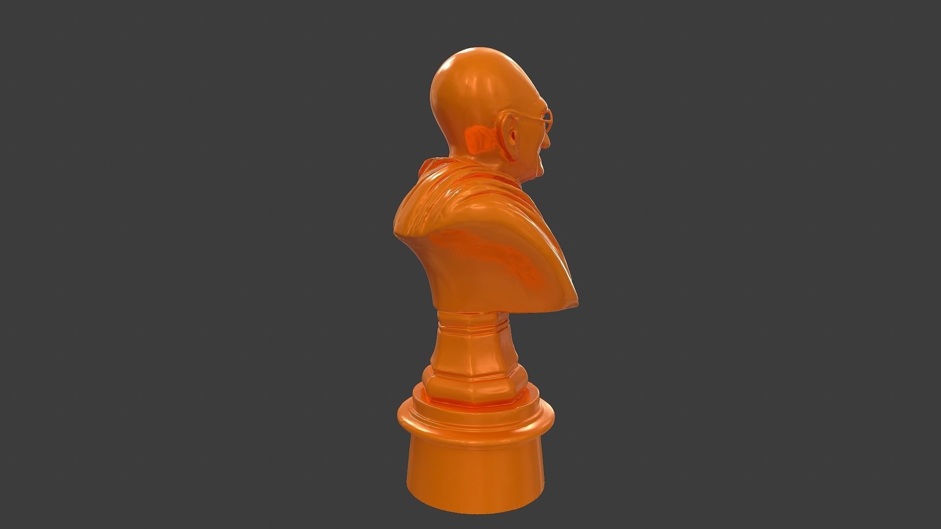 Ivory Gandhi v1 3DP 3D print model_49