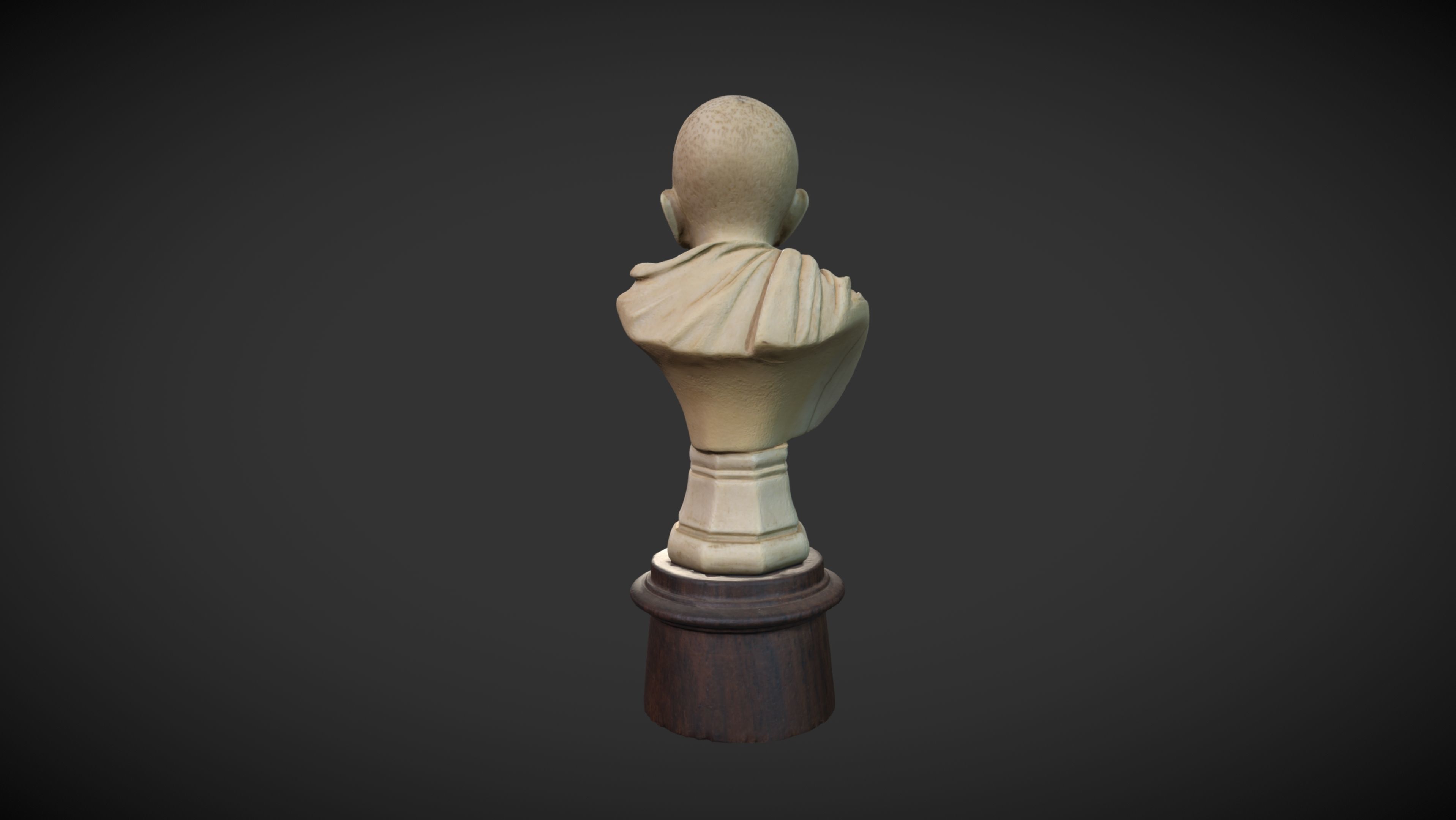 Ivory Gandhi v1 3DP 3D print model_33