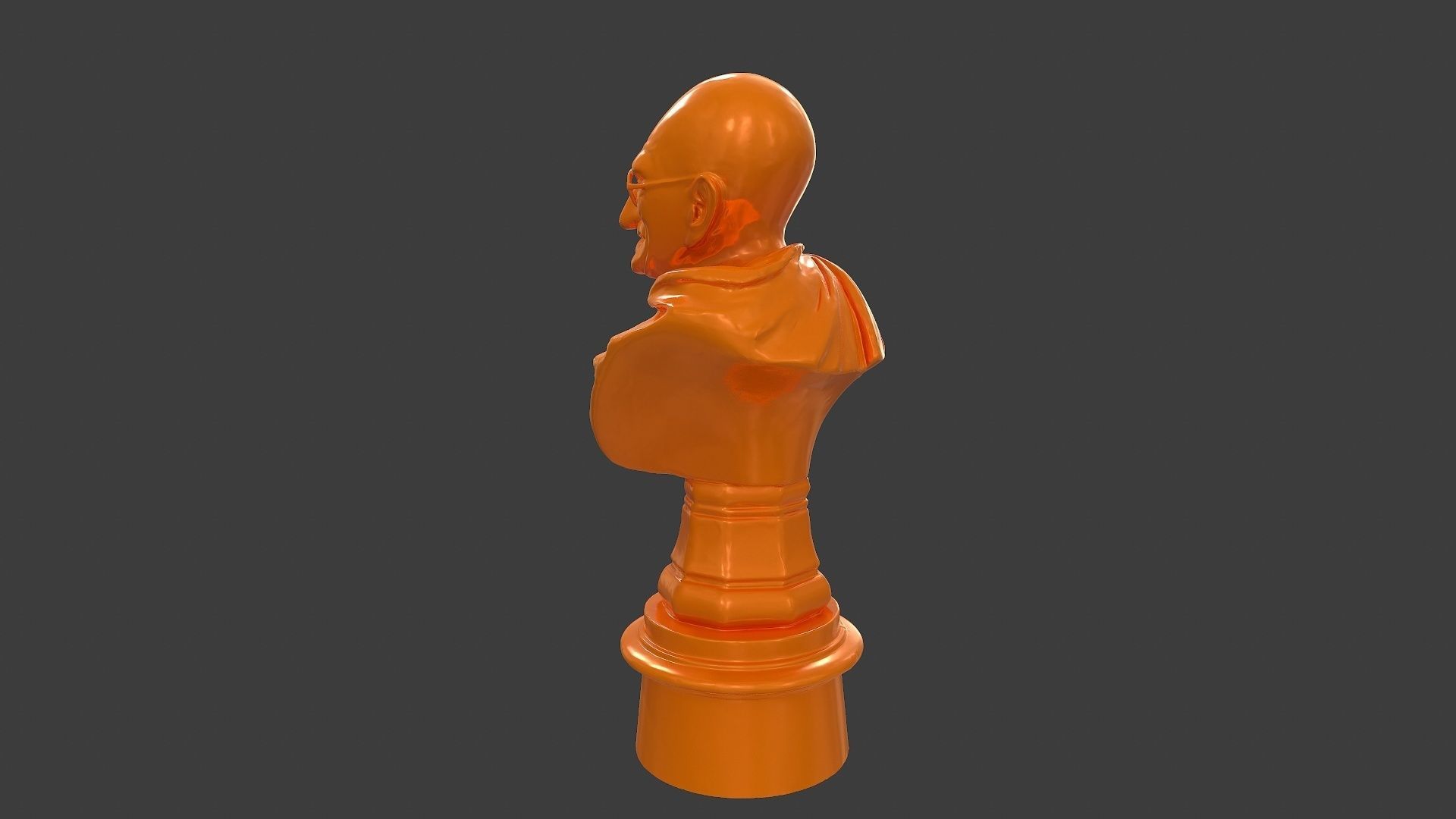 Ivory Gandhi v1 3DP 3D print model_64
