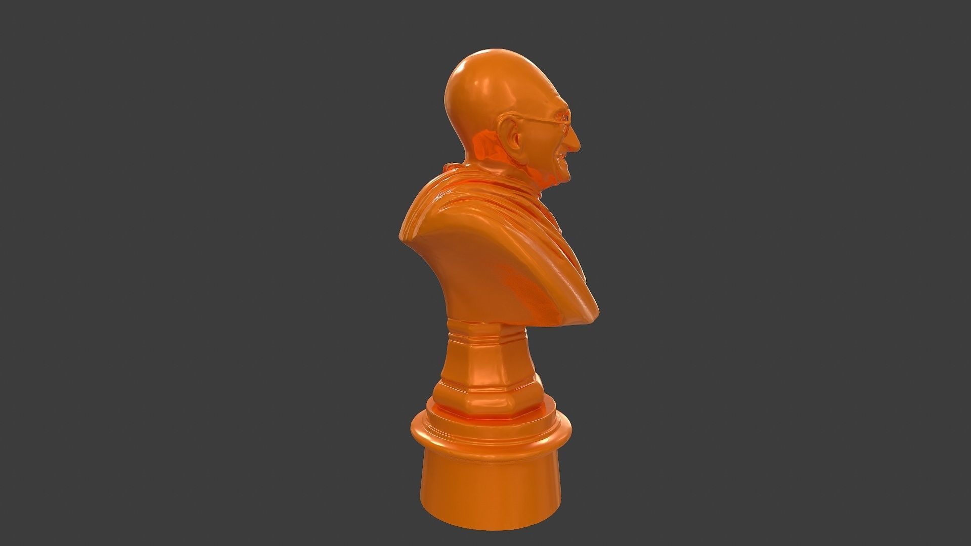 Ivory Gandhi v1 3DP 3D print model_48