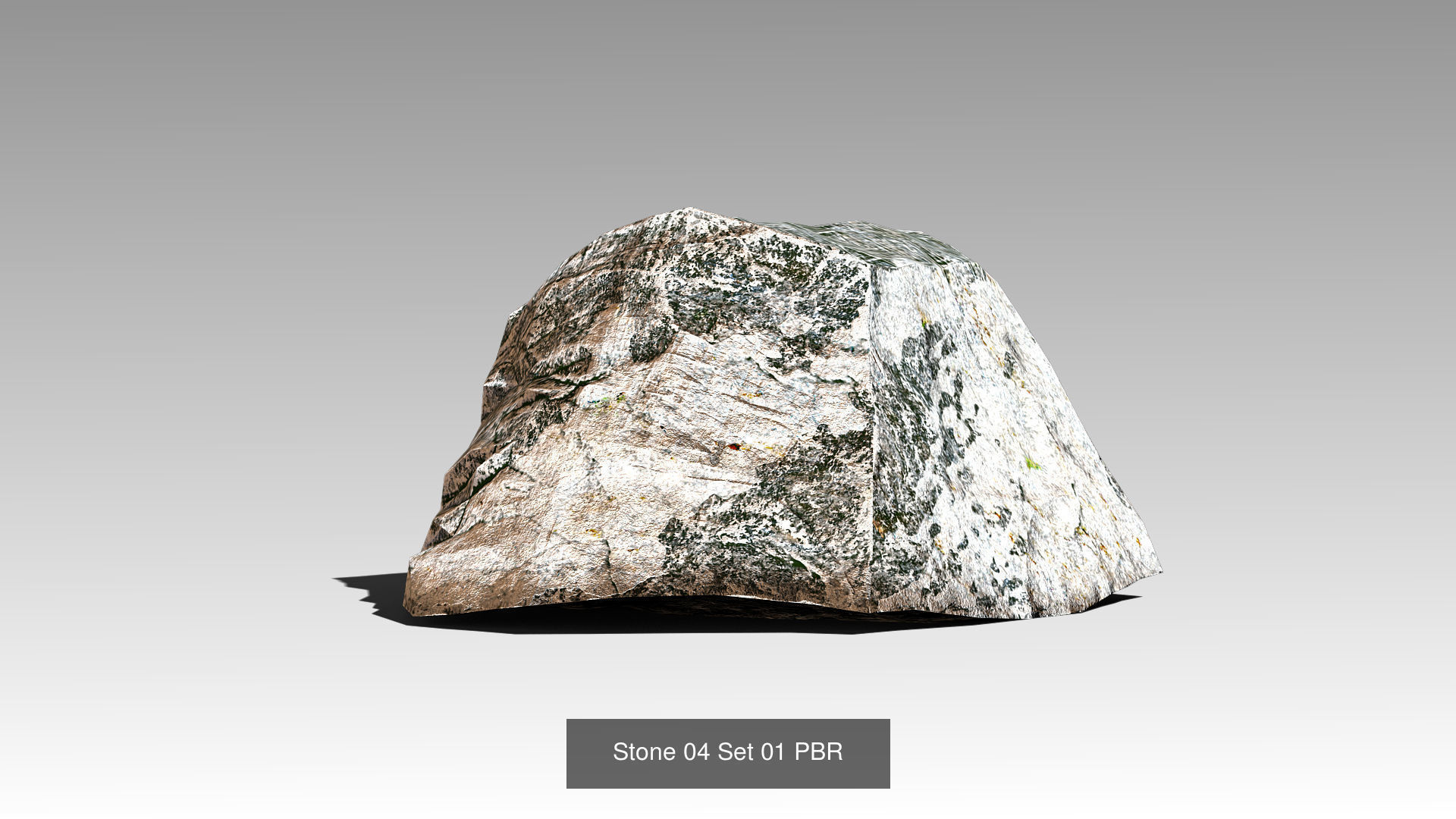 PBR Stones Set 01 3D Model Collection_5