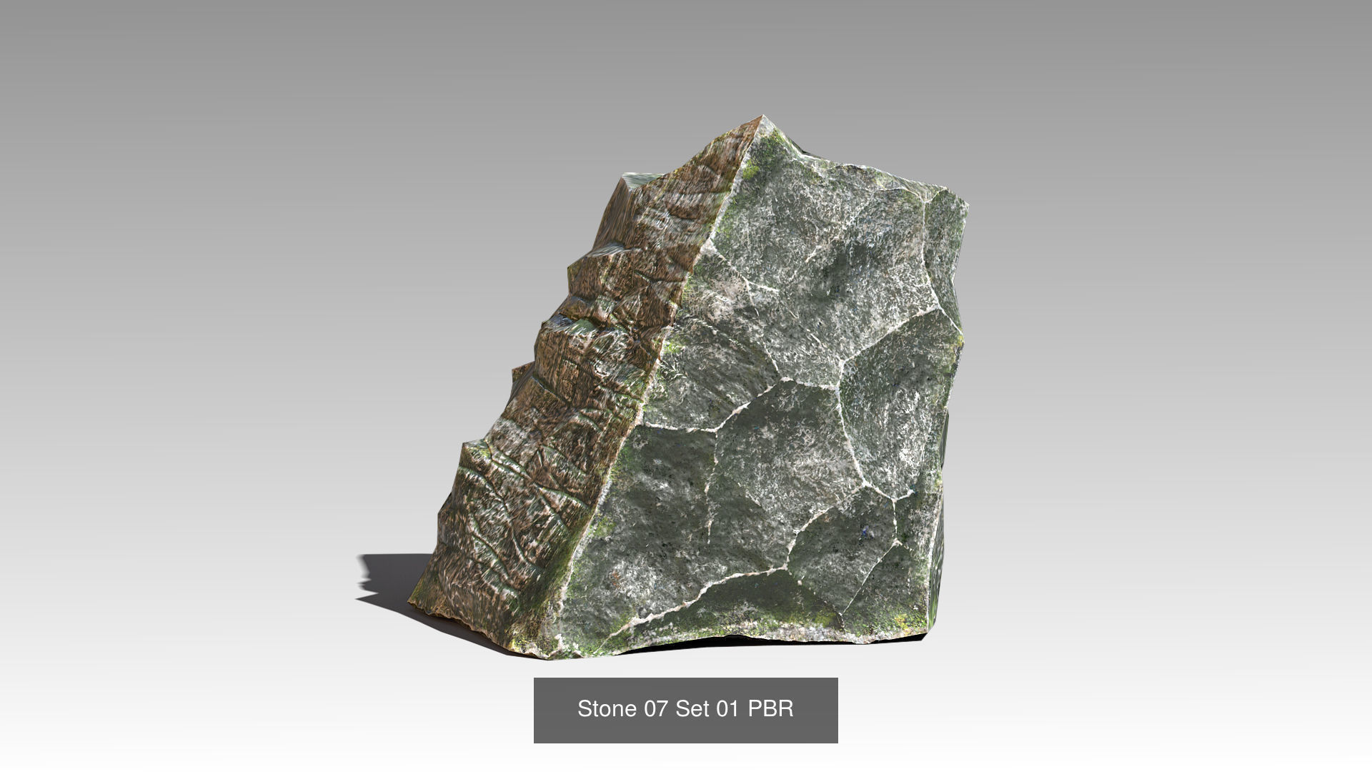 PBR Stones Set 01 3D Model Collection_8