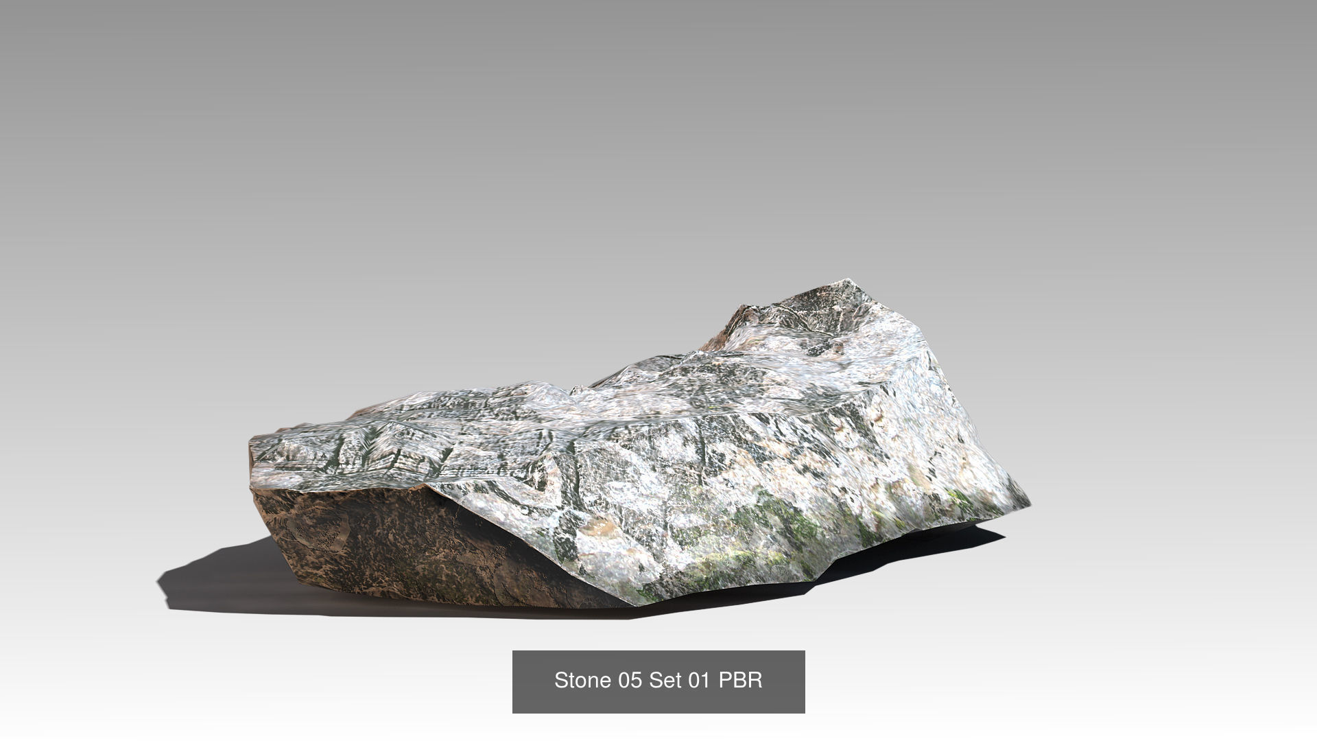 PBR Stones Set 01 3D Model Collection_6