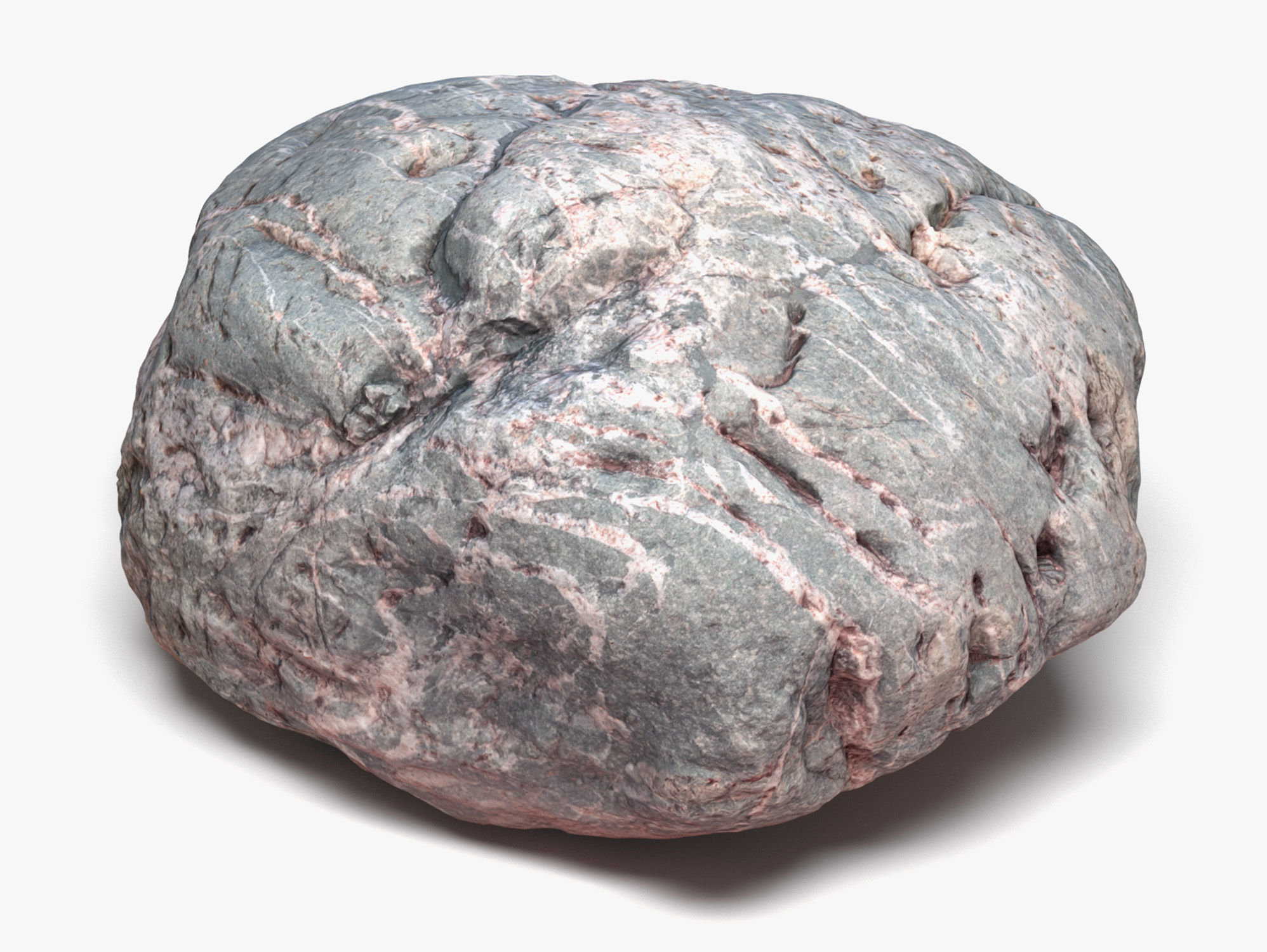 Rock 03 - 8K Scan Low-poly 3D model_1