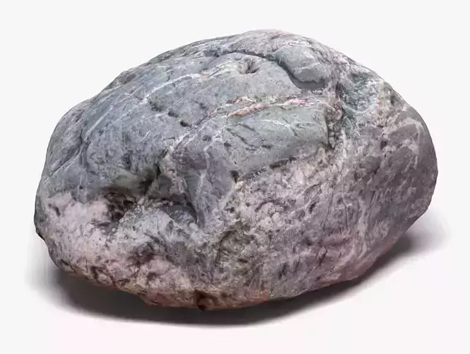 Rock 03 - 8K Scan Low-poly 3D model