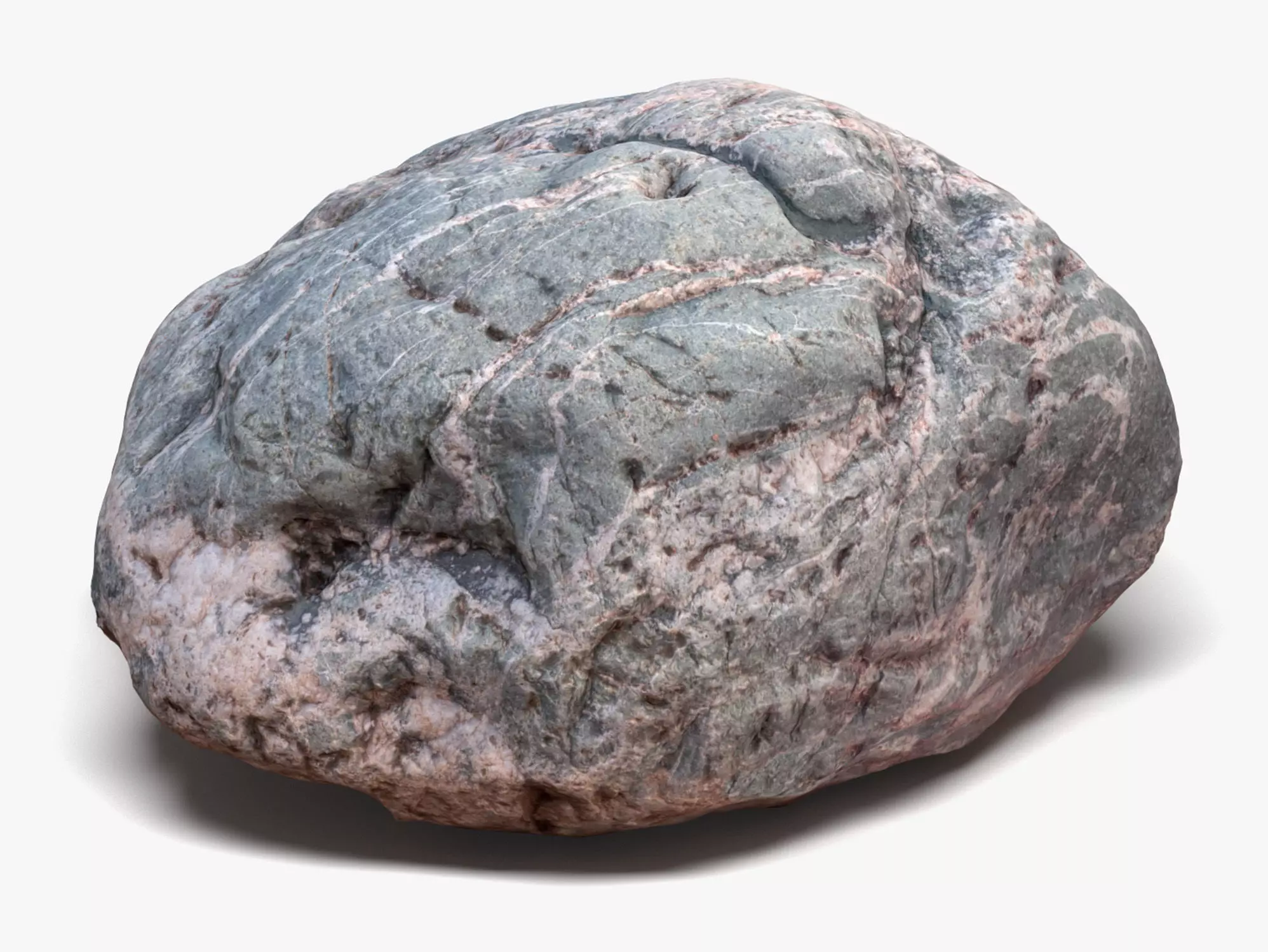 Rock 03 - 8K Scan Low-poly 3D model_0