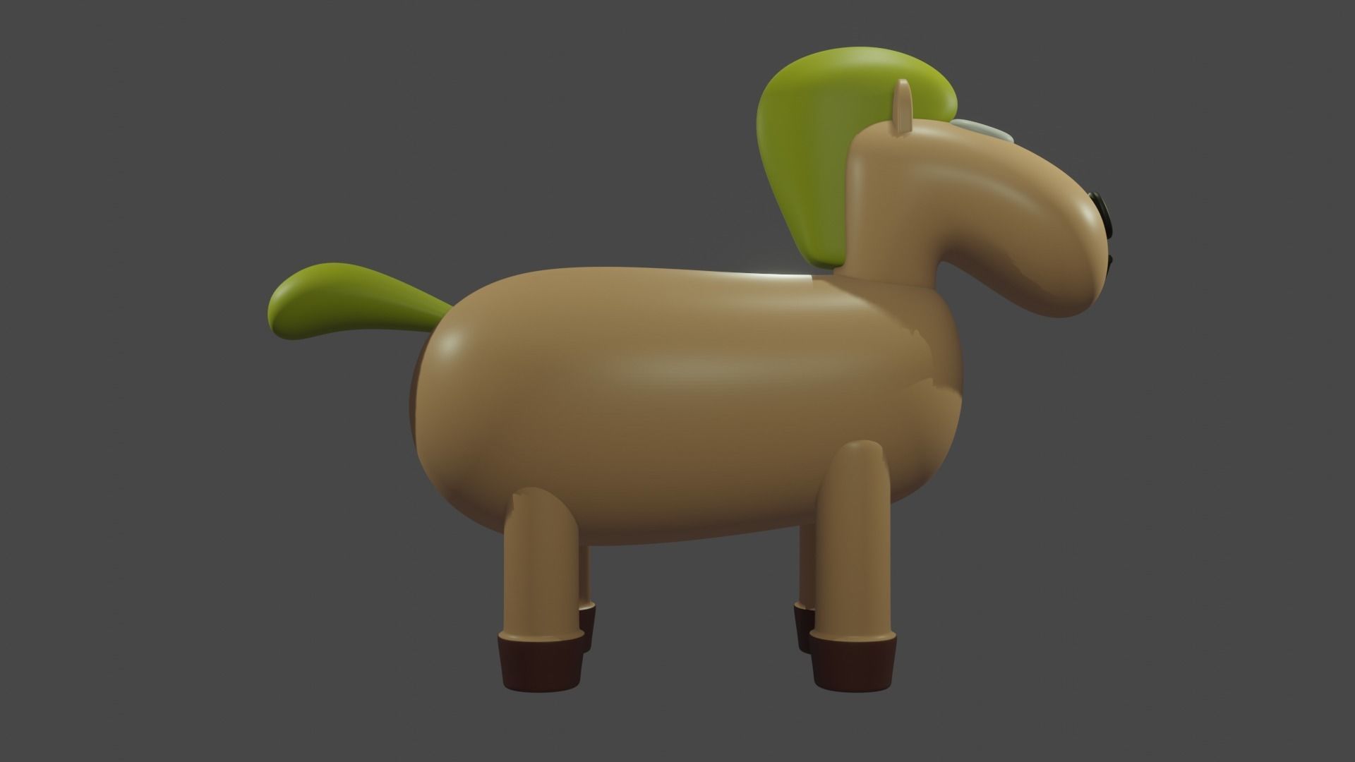 Cute Horse 3D print model_2