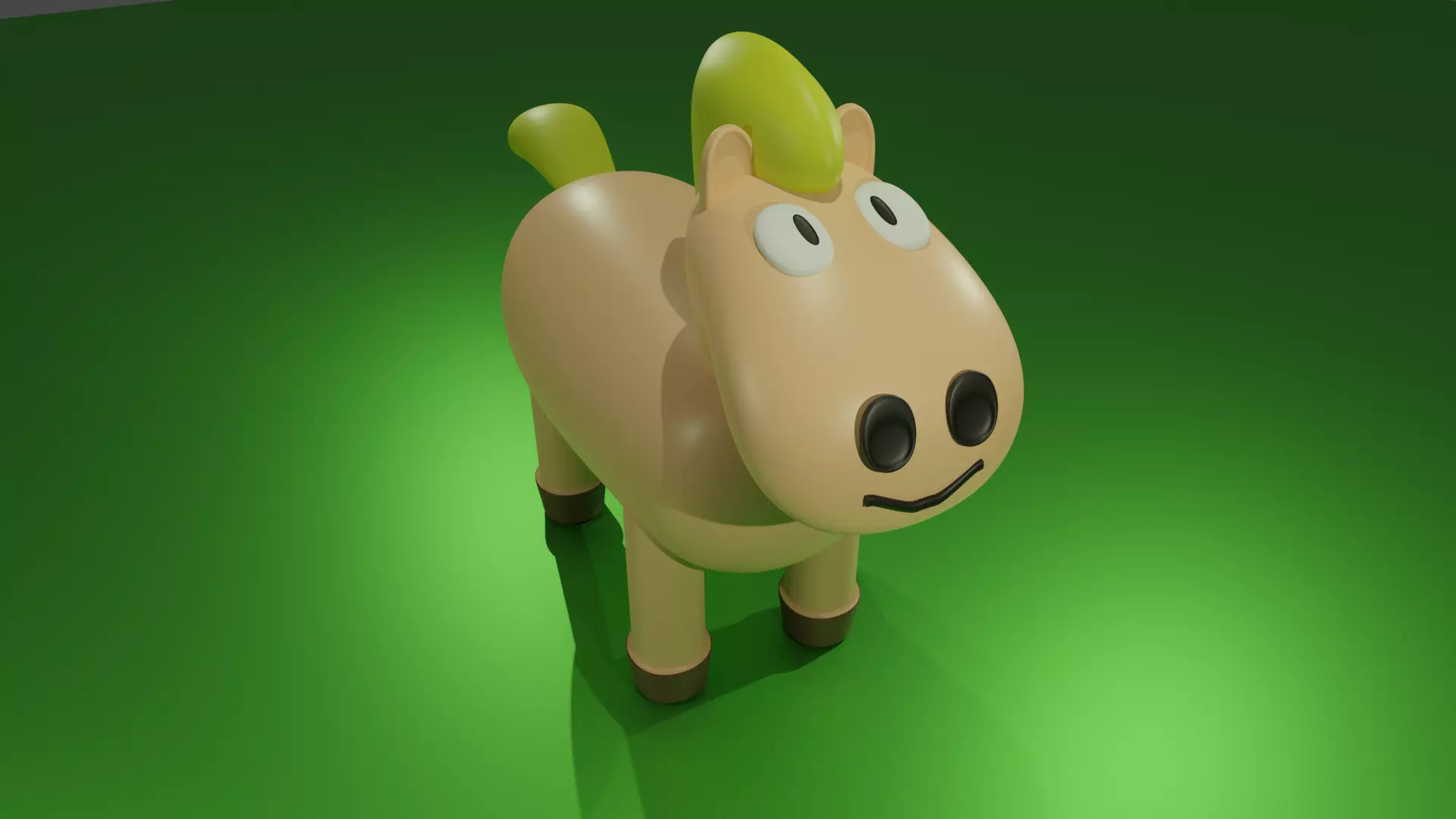 Cute Horse 3D print model_0