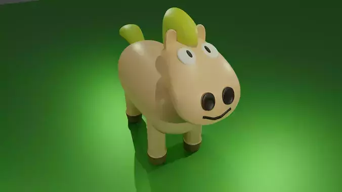 Cute Horse 3D print model