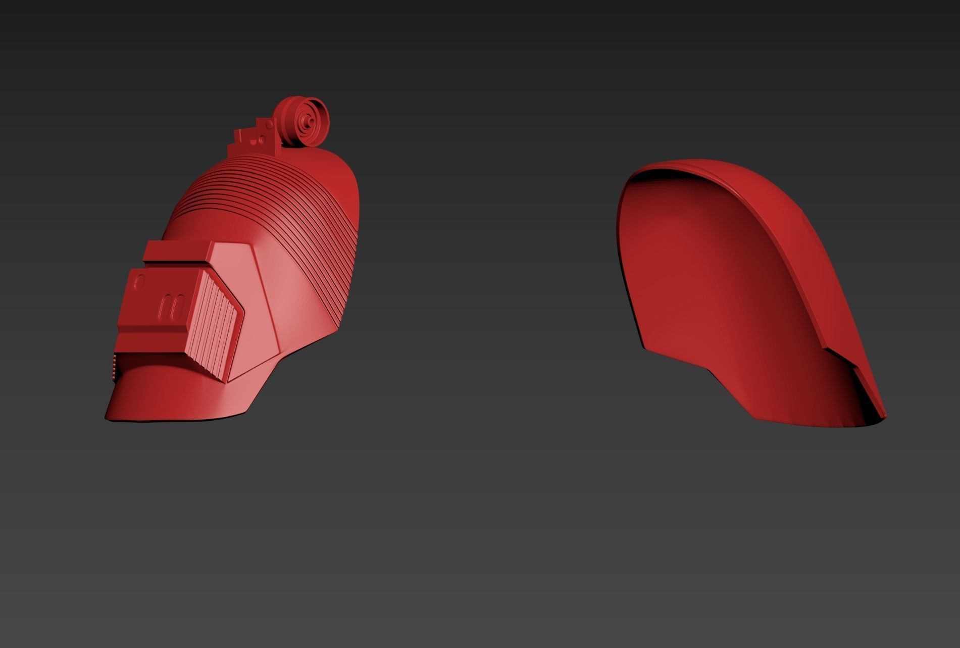 Star Wars EP9 The Rise of Skywalker Sith Trooper Shoulder Armour 3D print model_3