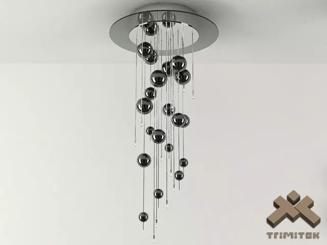 Bubbles 12PLM Lamp 3D model_0