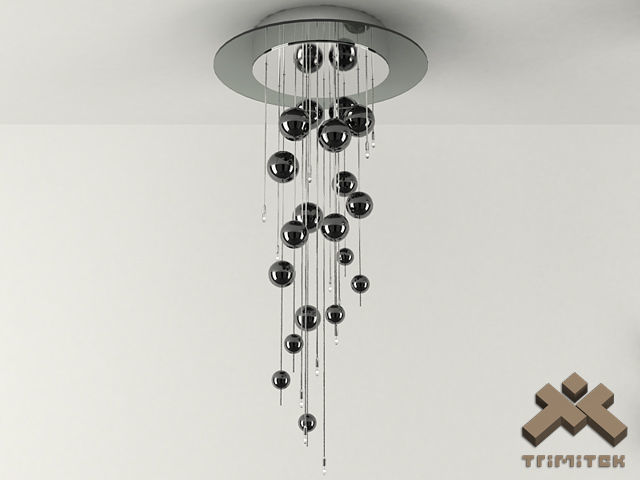 Bubbles 12PLM Lamp 3D model_1