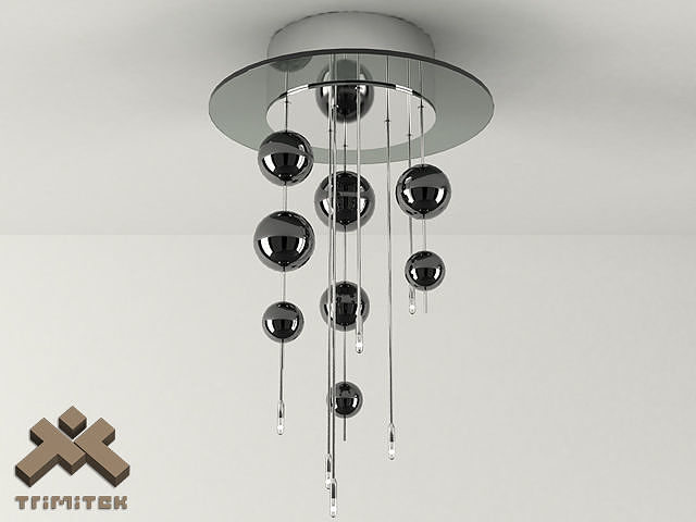 Bubbles 6PLP Lamp 3D model