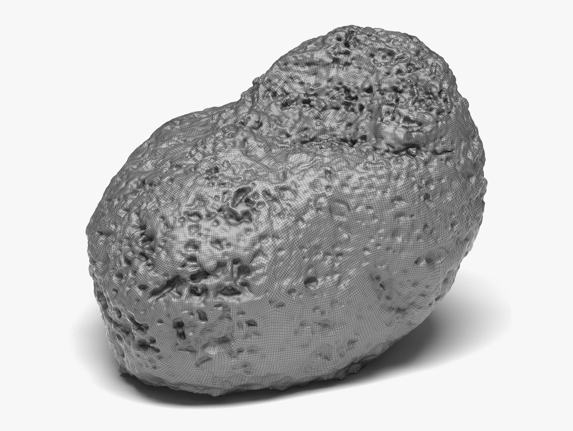 Rock 04 - 16K Scan Low-poly 3D model_9