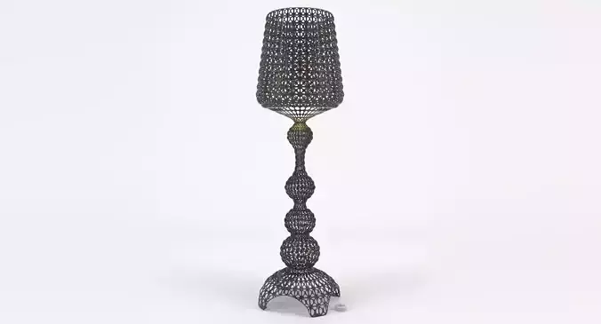Kartell Kabuki Floor Lamp - Black 3D model