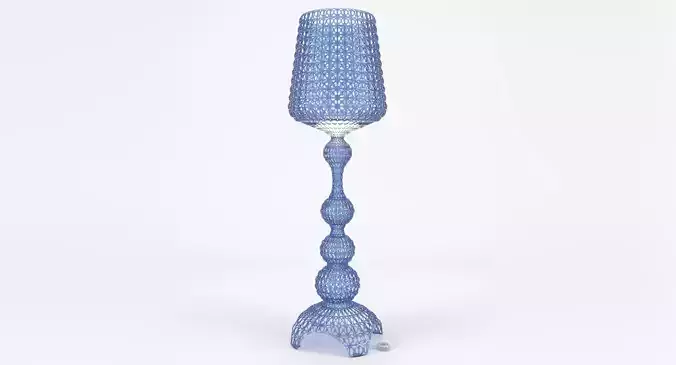 Kartell Kabuki Floor Lamp - Sea Blue 3D model