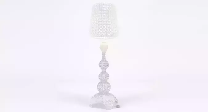 Kartell Kabuki Floor Lamp - White 3D model