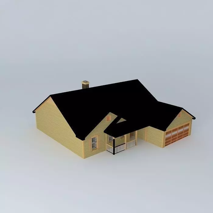 Country Ranch House Free 3D model
