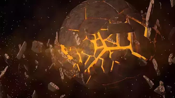 Planet Bursting  3D model